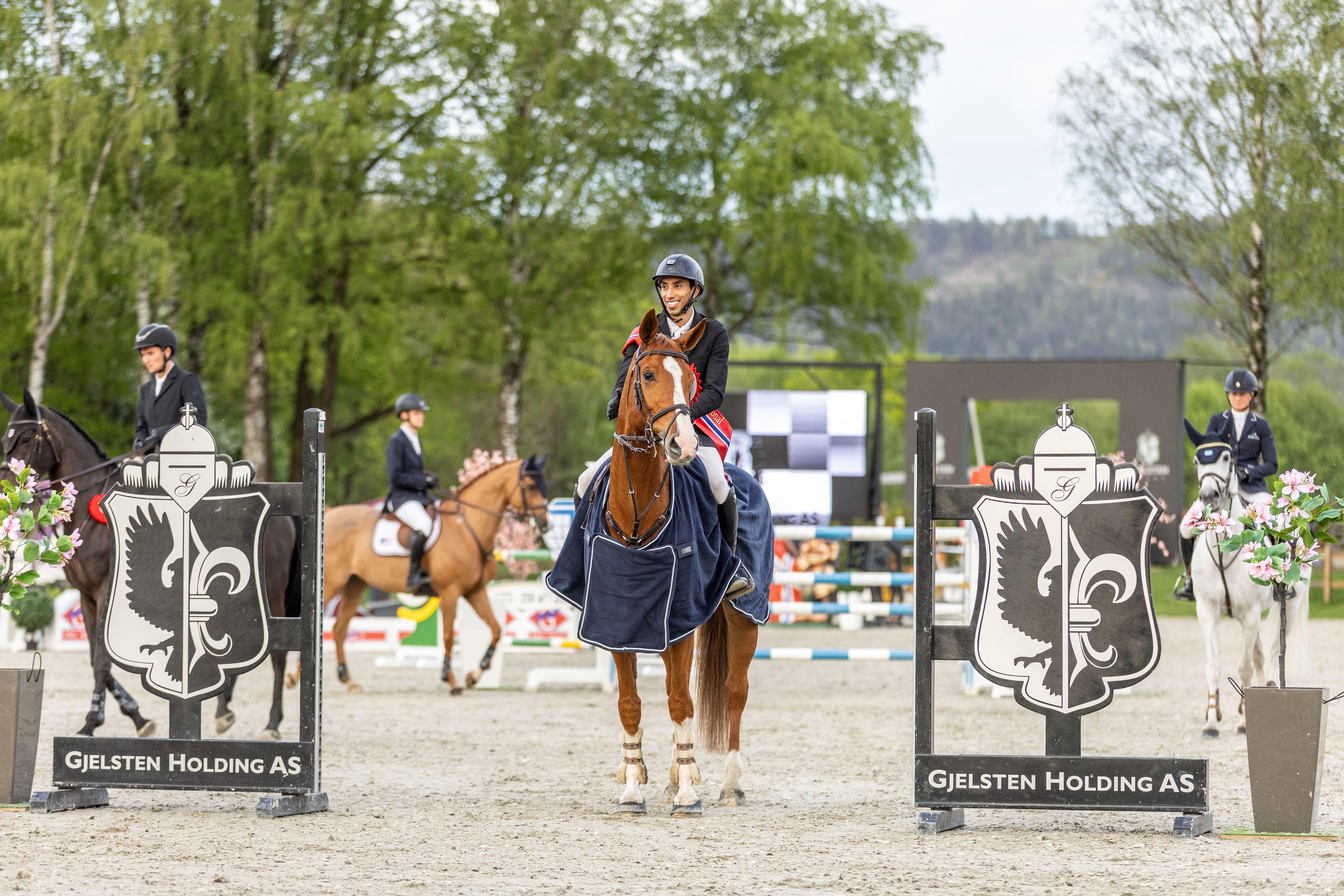 Fredrik Berg Seim/ Quevara van de Vlierbeek/ DST Grand Prix/ sprang/ NRYF