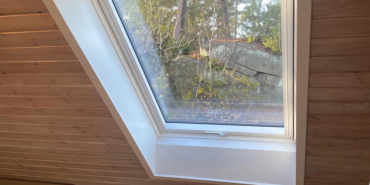 VELUX vindu montert