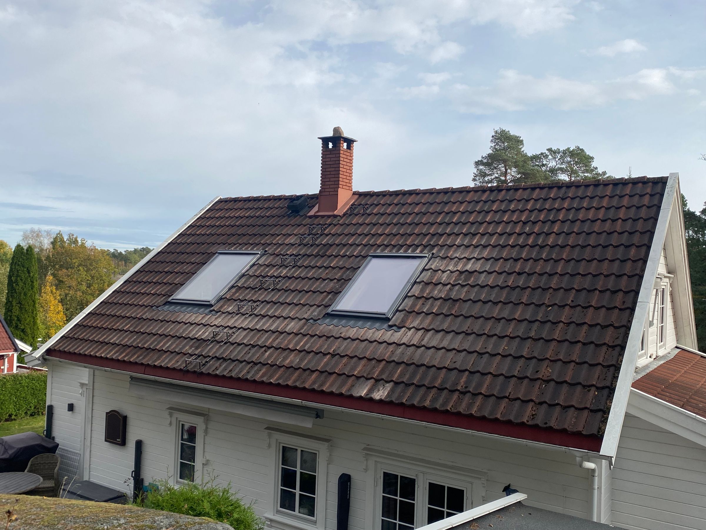 Velux vindu montert