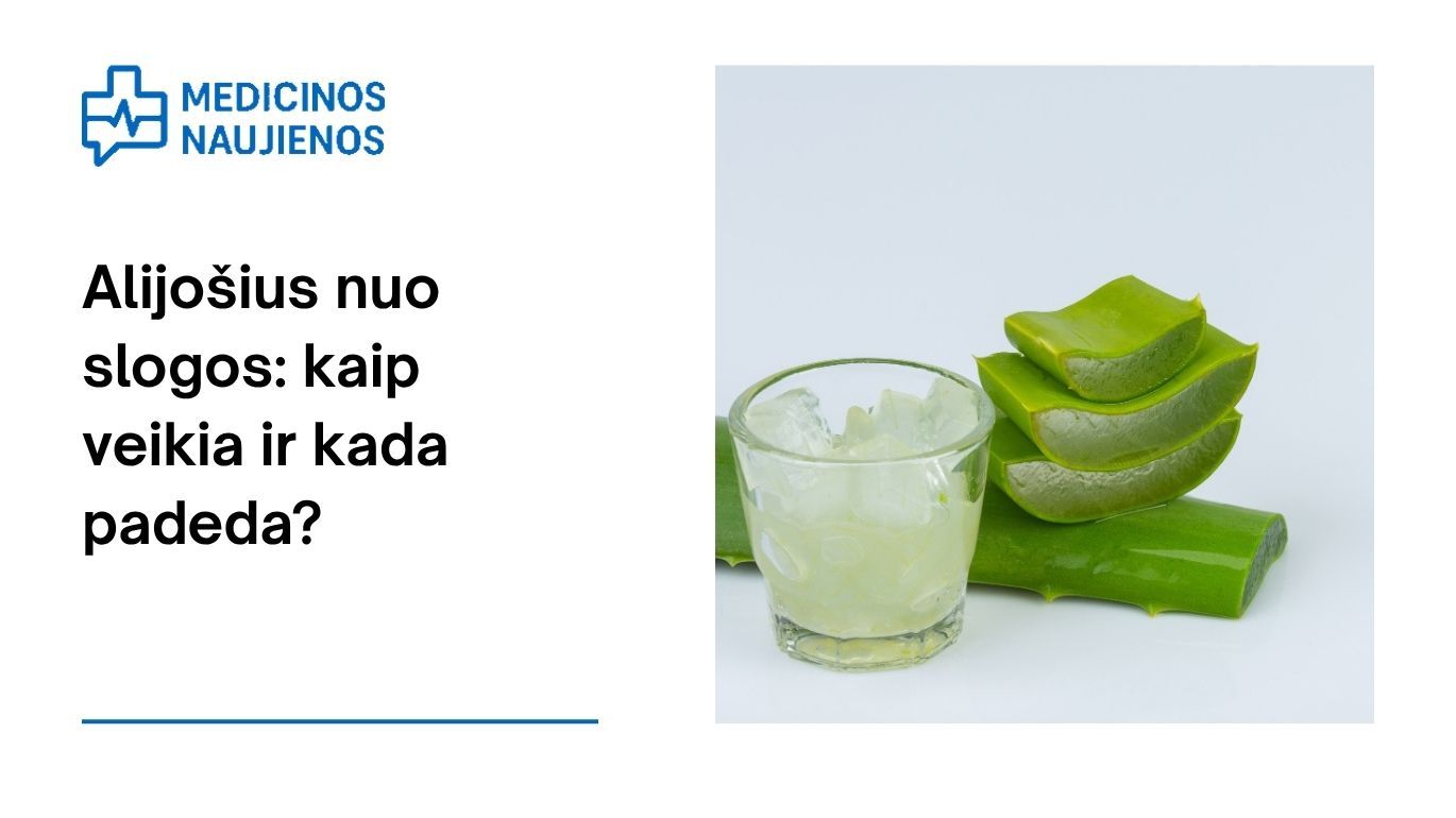 Alijošius nuo slogos: kaip veikia ir kada padeda?