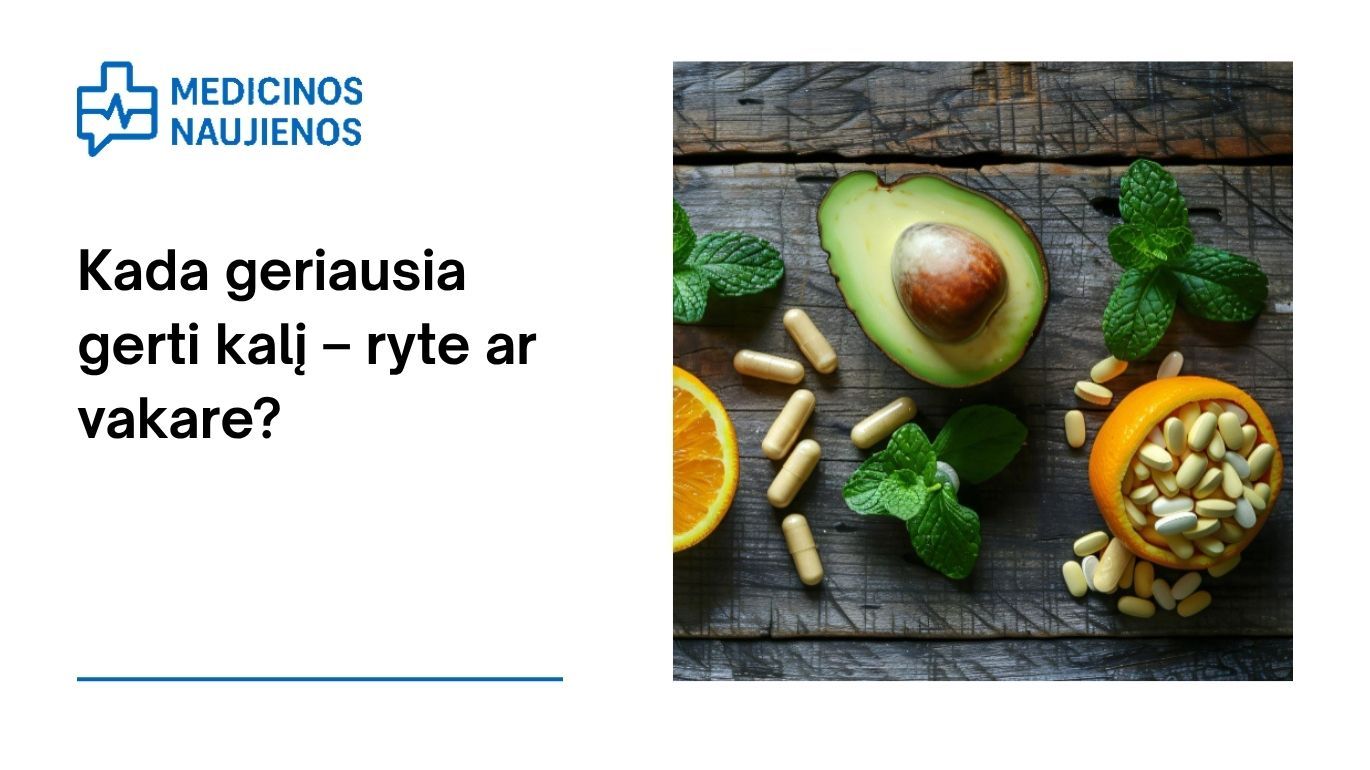 Kada geriausia gerti kalį – ryte ar vakare?