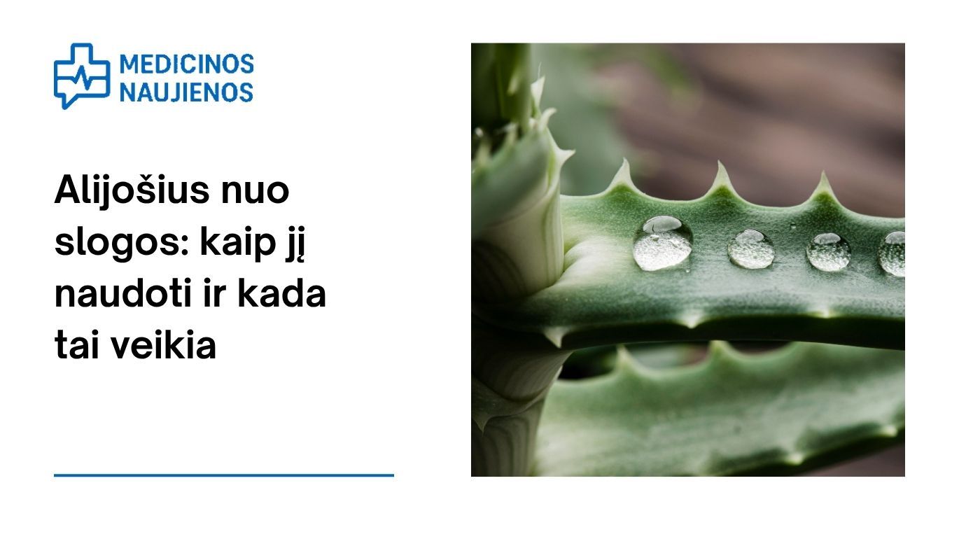 Alijošius nuo slogos: kaip jį naudoti ir kada tai veikia