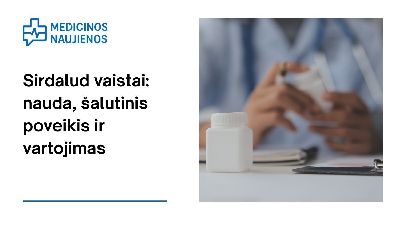 Sirdalud: kuo jis gali padėti, galimas šalutinis poveikis, kaip vartoti ir dar daugiau
