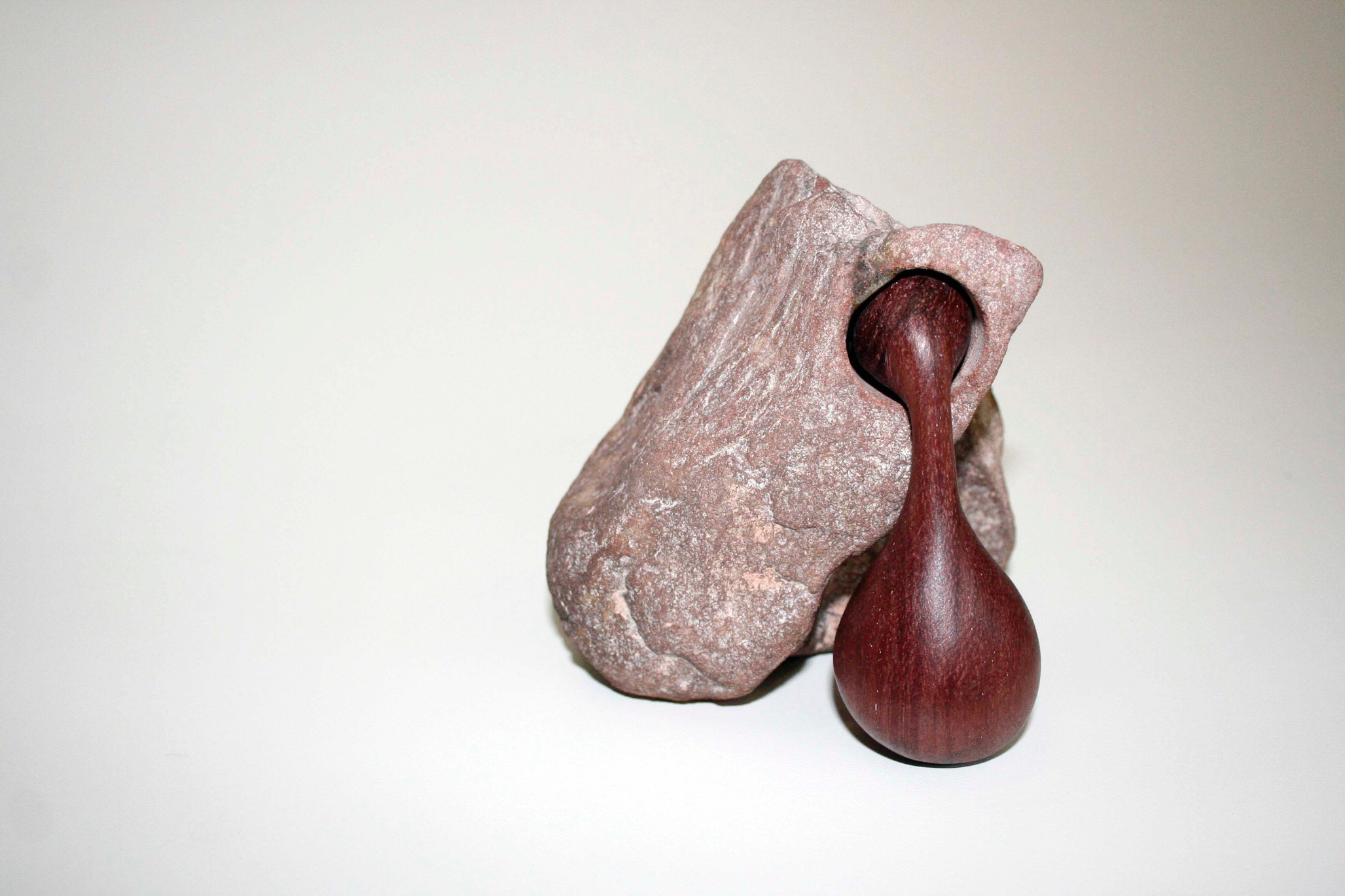 Purple Hearts, Purple Heart, Found Rock, 13x12x12cm, 2011.