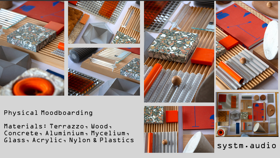 Colour, Material, Finish selection