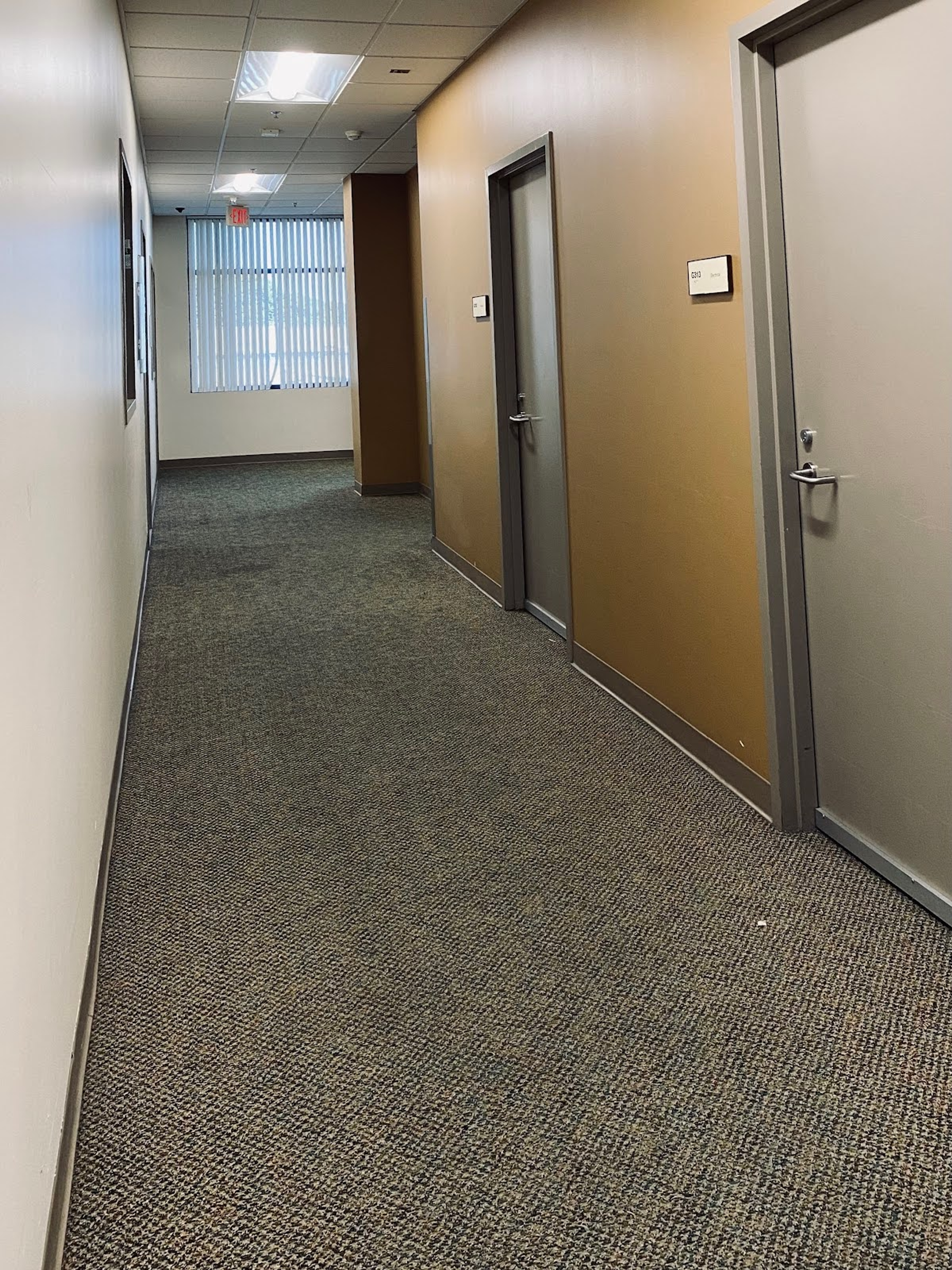 *The hallway leading to the CARE center