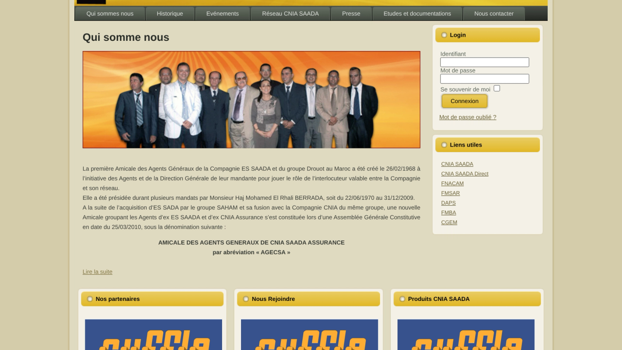 L'amical des Agents Généraux de CNIA SAADA Assurance : AGECSA