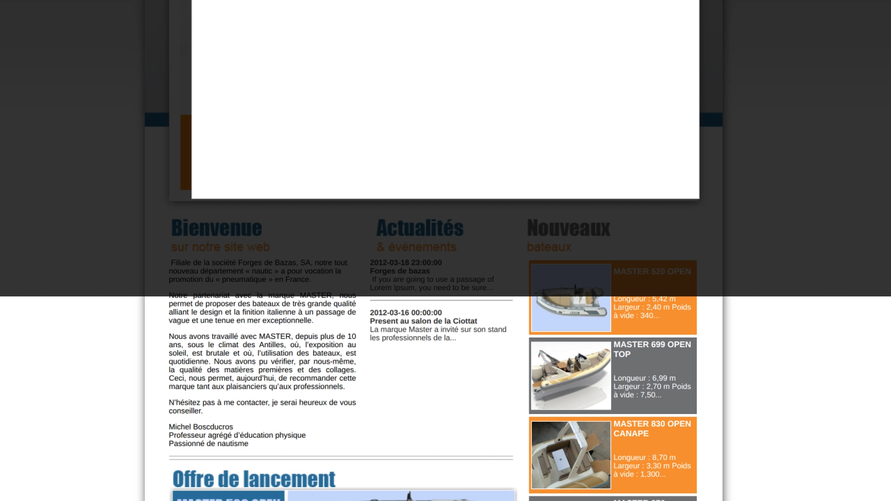 Forges de bazas France Nautic