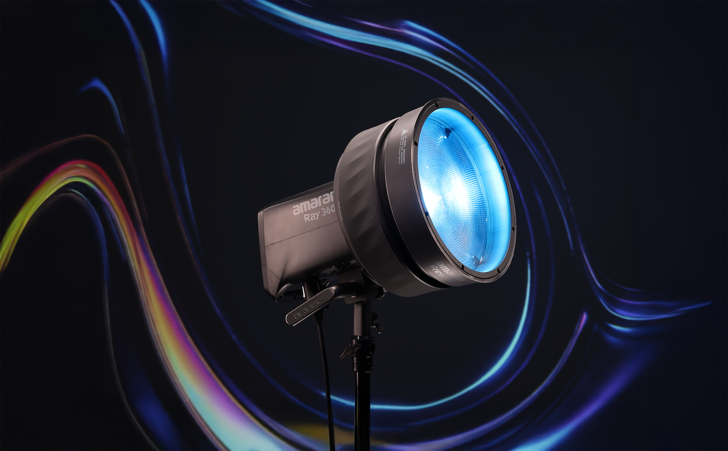 amaran Ray 360c studio-grade full-color COB monolight