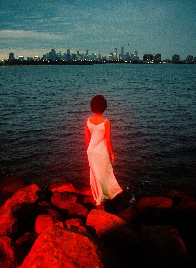 Creative portrait with flowers