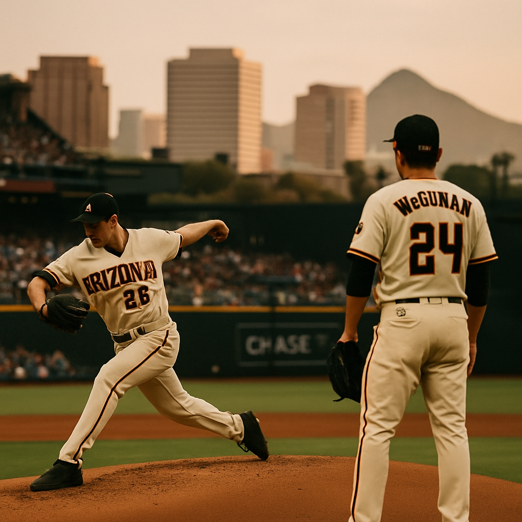 AI-generated editorial image related to Arizona Diamondbacks