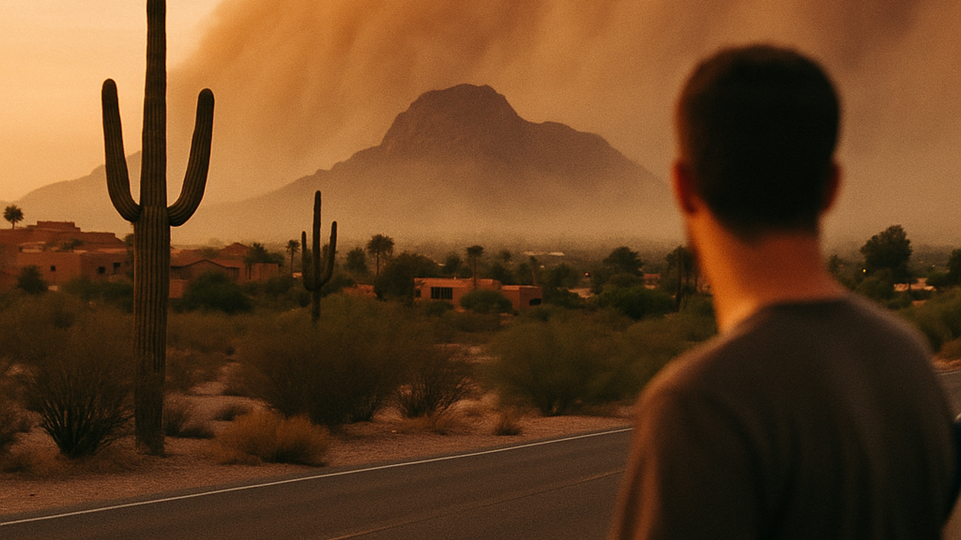 AI-generated editorial image related to dust storm