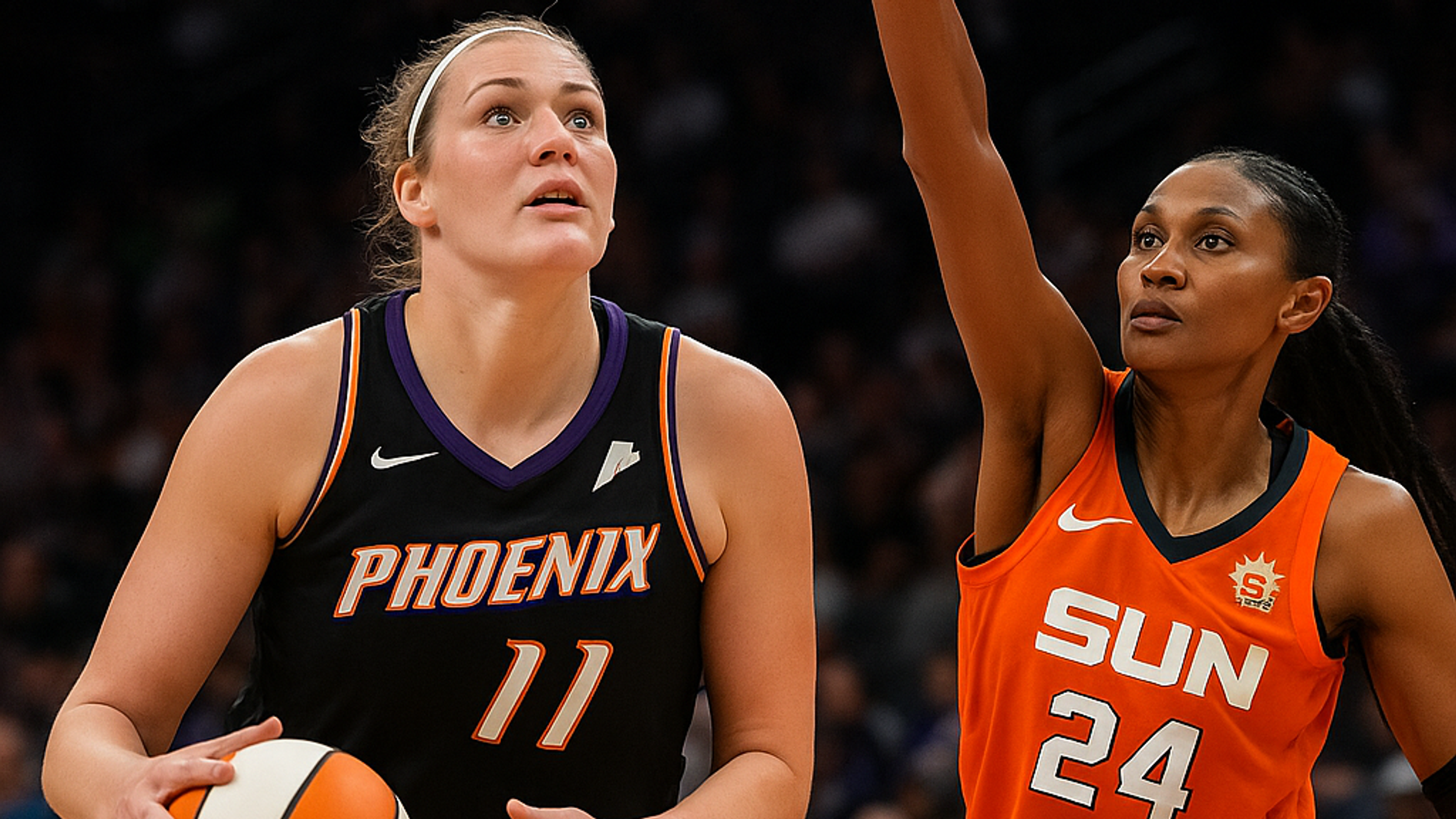 AI-generated editorial image related to basketball