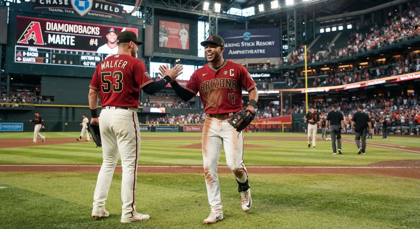 AI-generated editorial image related to Ketel Marte