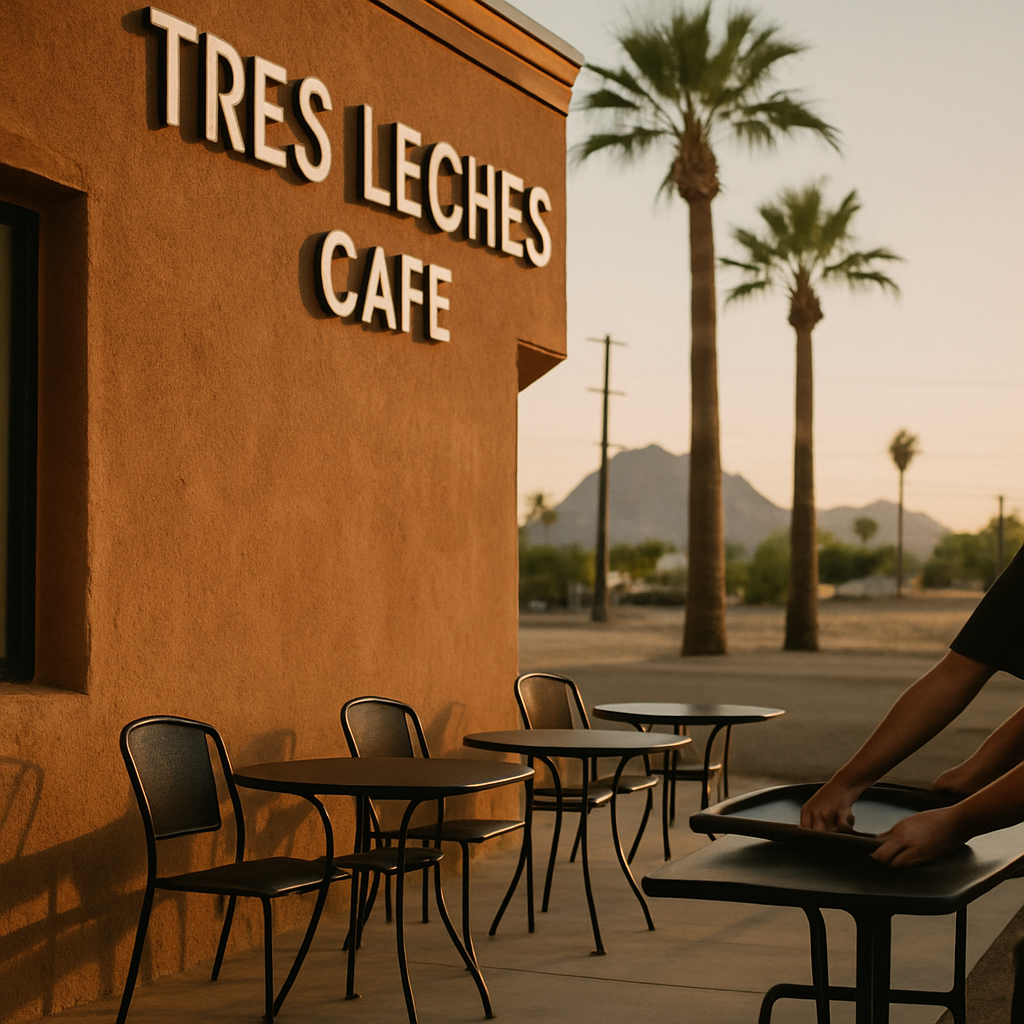 AI-generated editorial image related to Tres Leches Cafe