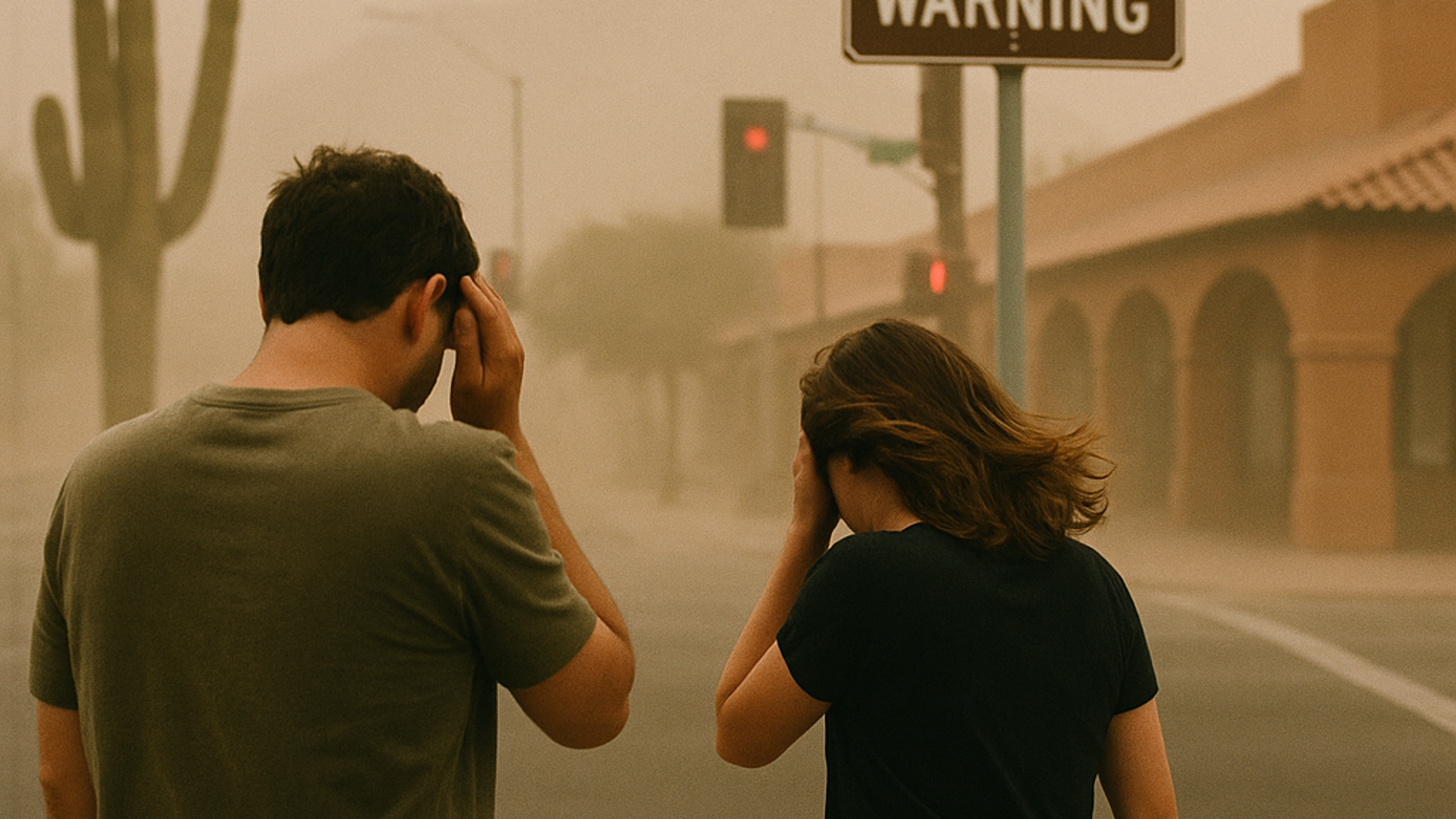 AI-generated editorial image related to dust storm