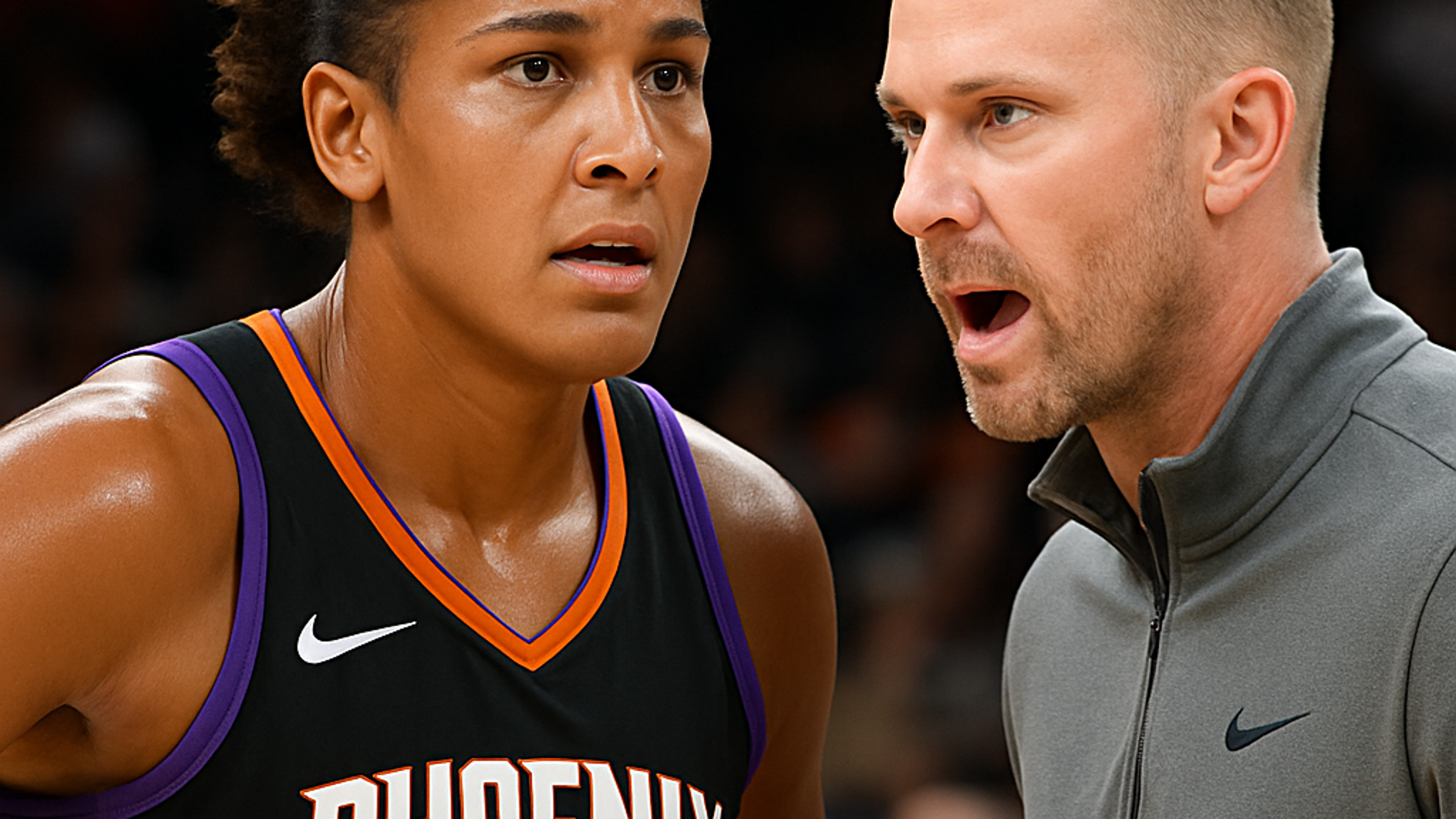 AI-generated editorial image related to basketball