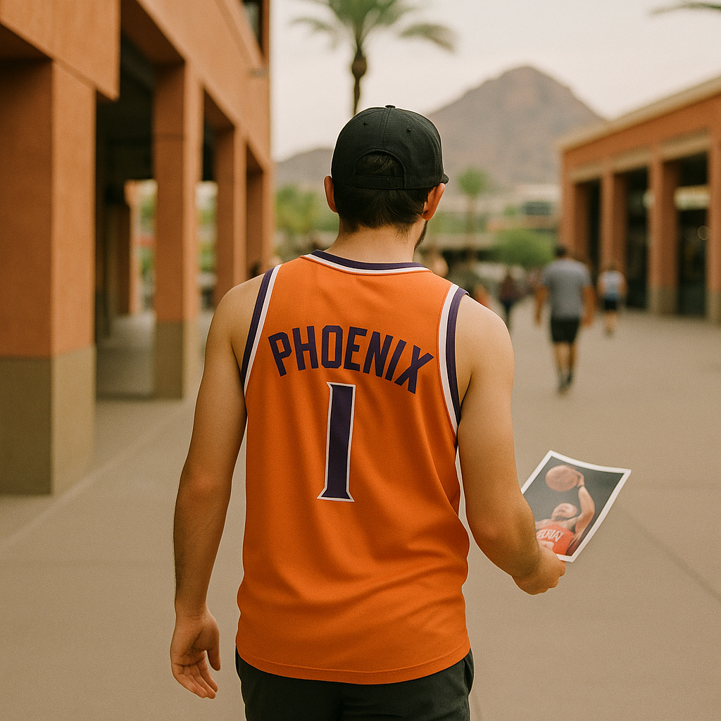 AI-generated editorial image related to Phoenix Suns