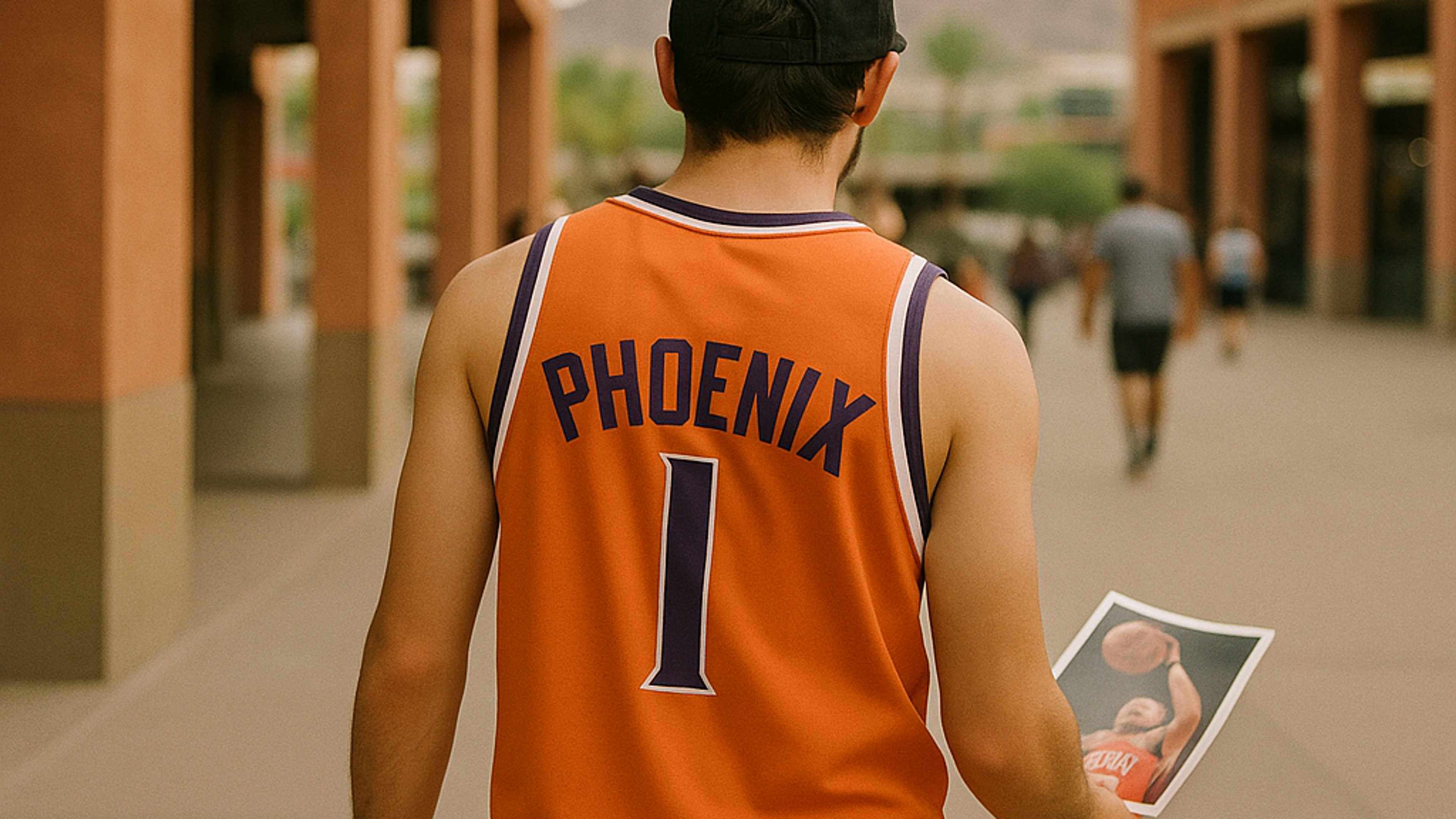AI-generated editorial image related to Phoenix Suns
