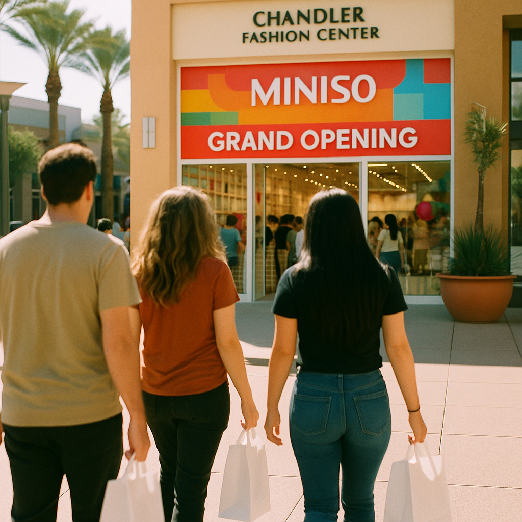 Miniso celebrates grand opening at Chandler Fashion Center