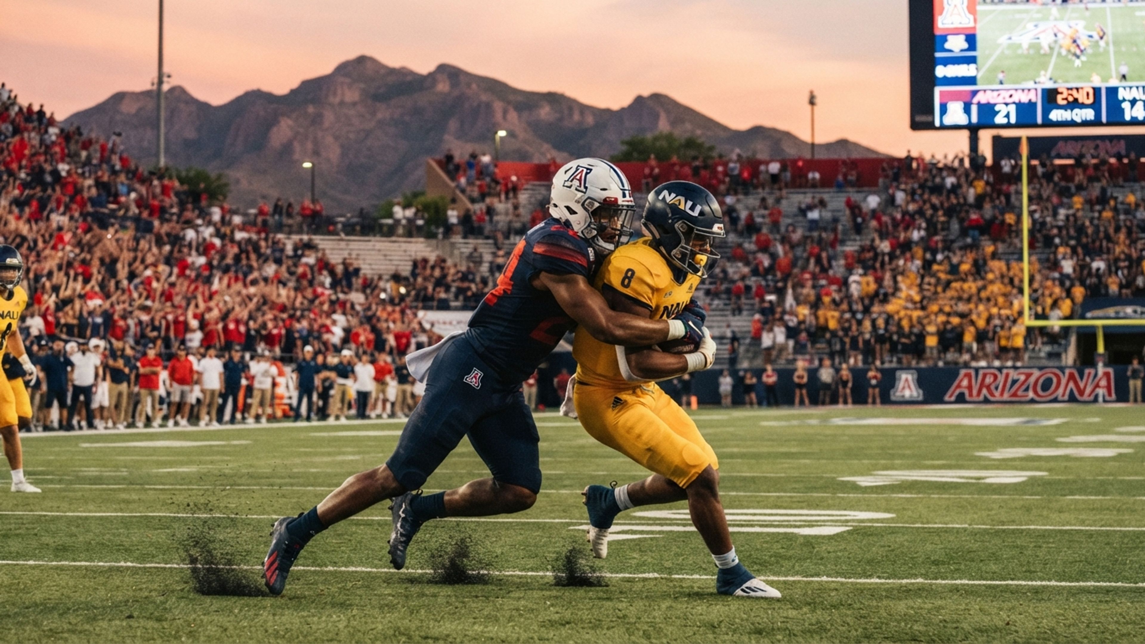 AI-generated editorial image related to Arizona Wildcats