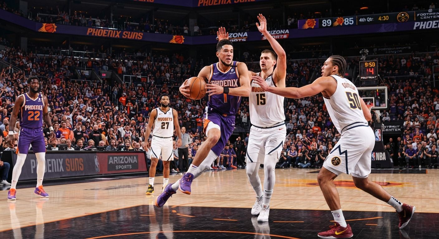 AI-generated editorial image related to Phoenix Suns