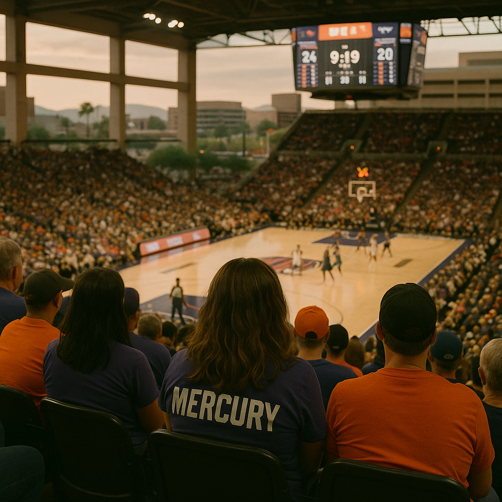 AI-generated editorial image related to Washington Mystics