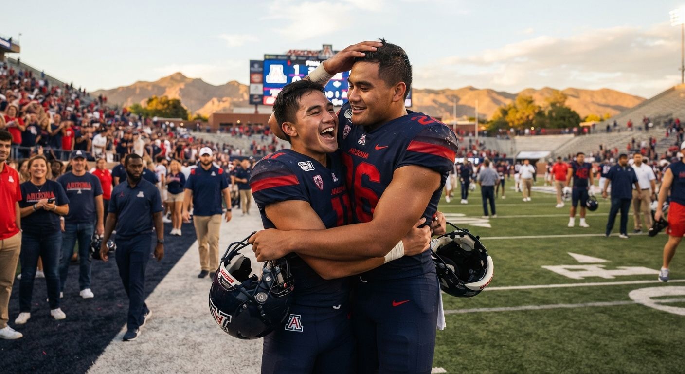 AI-generated editorial image related to Arizona Wildcats