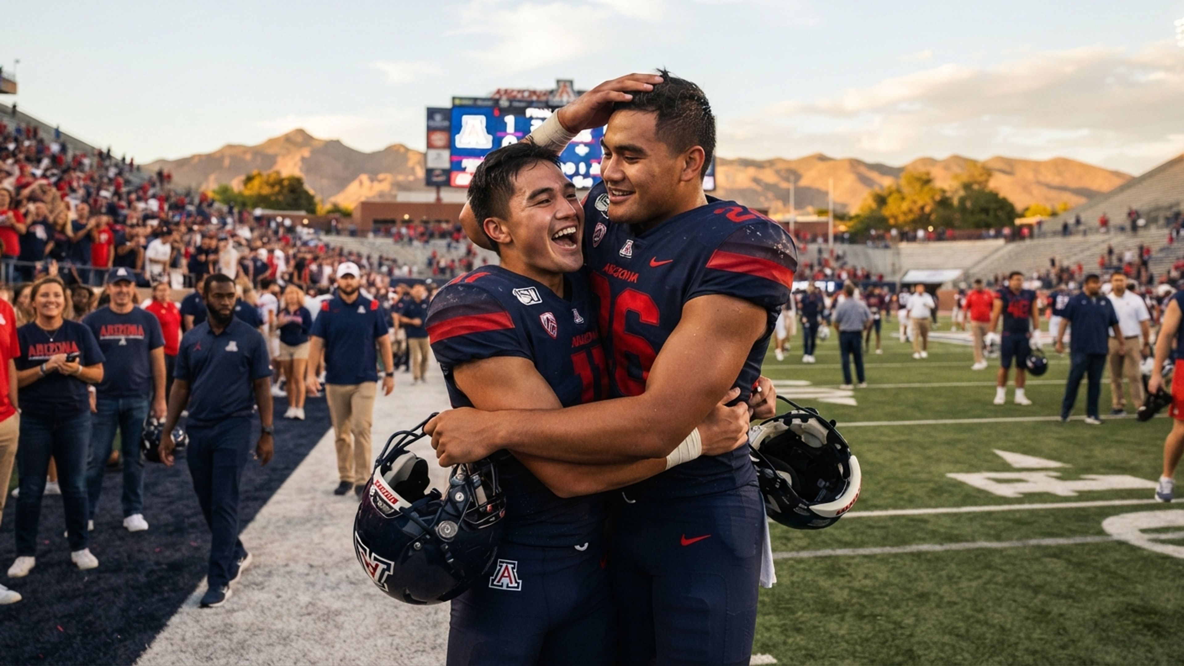 AI-generated editorial image related to Arizona Wildcats