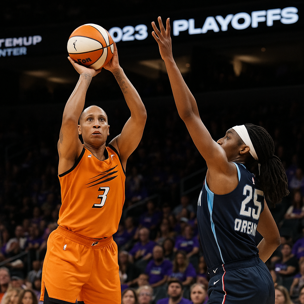 AI-generated editorial image related to basketball