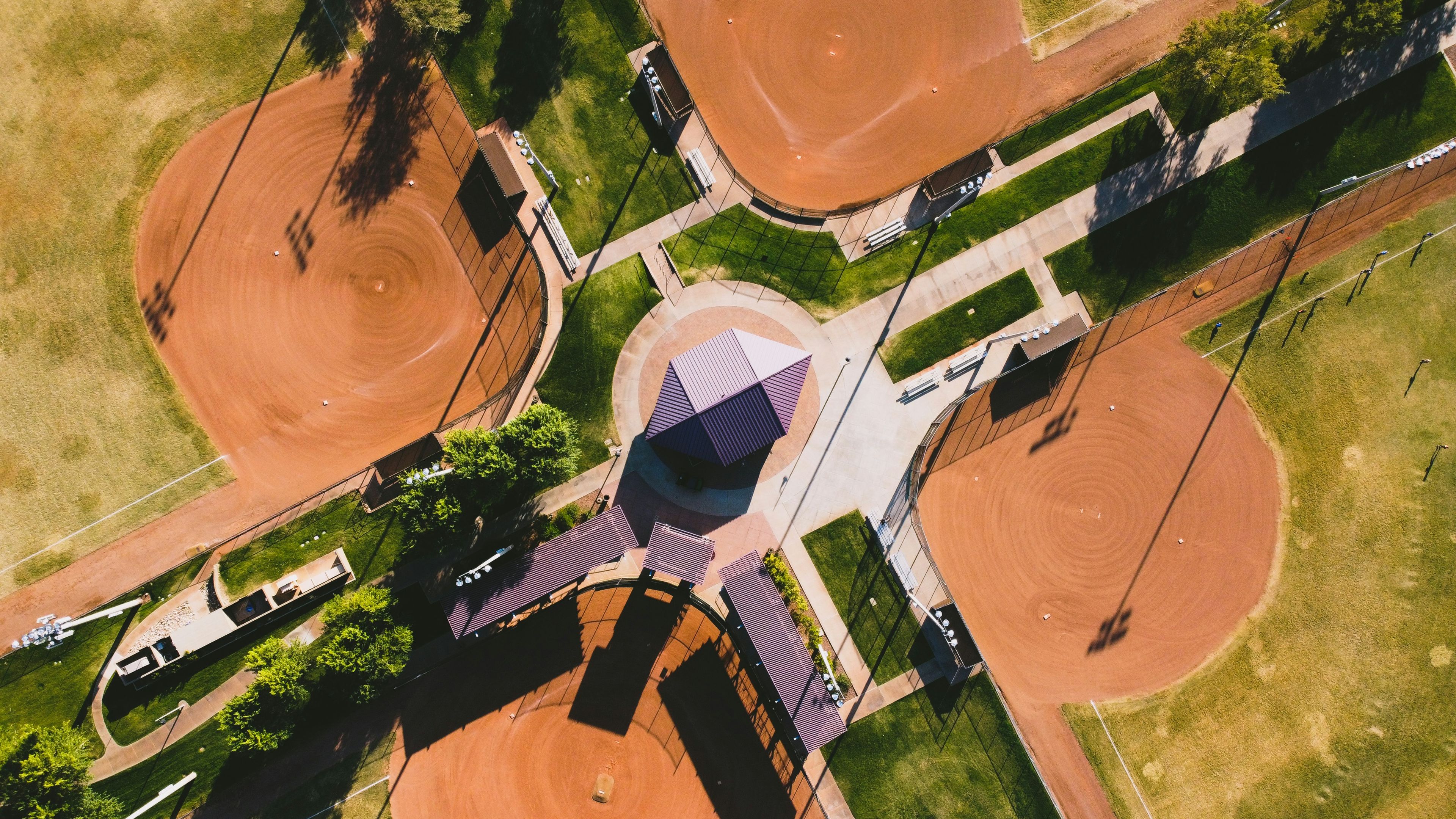 Aerial photograph of house