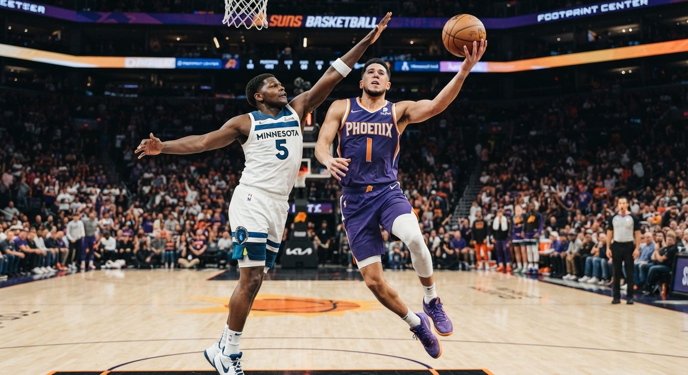 AI-generated editorial image related to Phoenix Suns