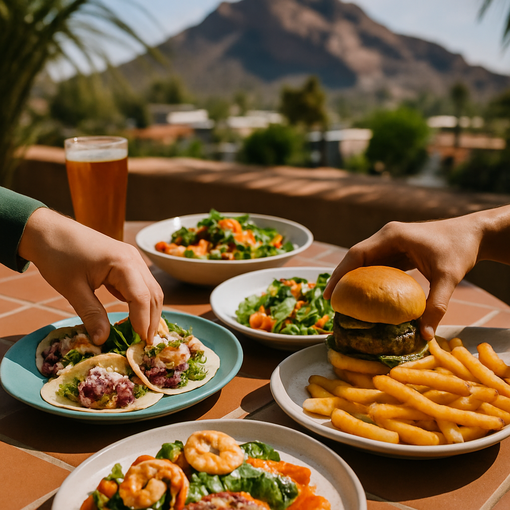 AI-generated editorial image related to Phoenix food events