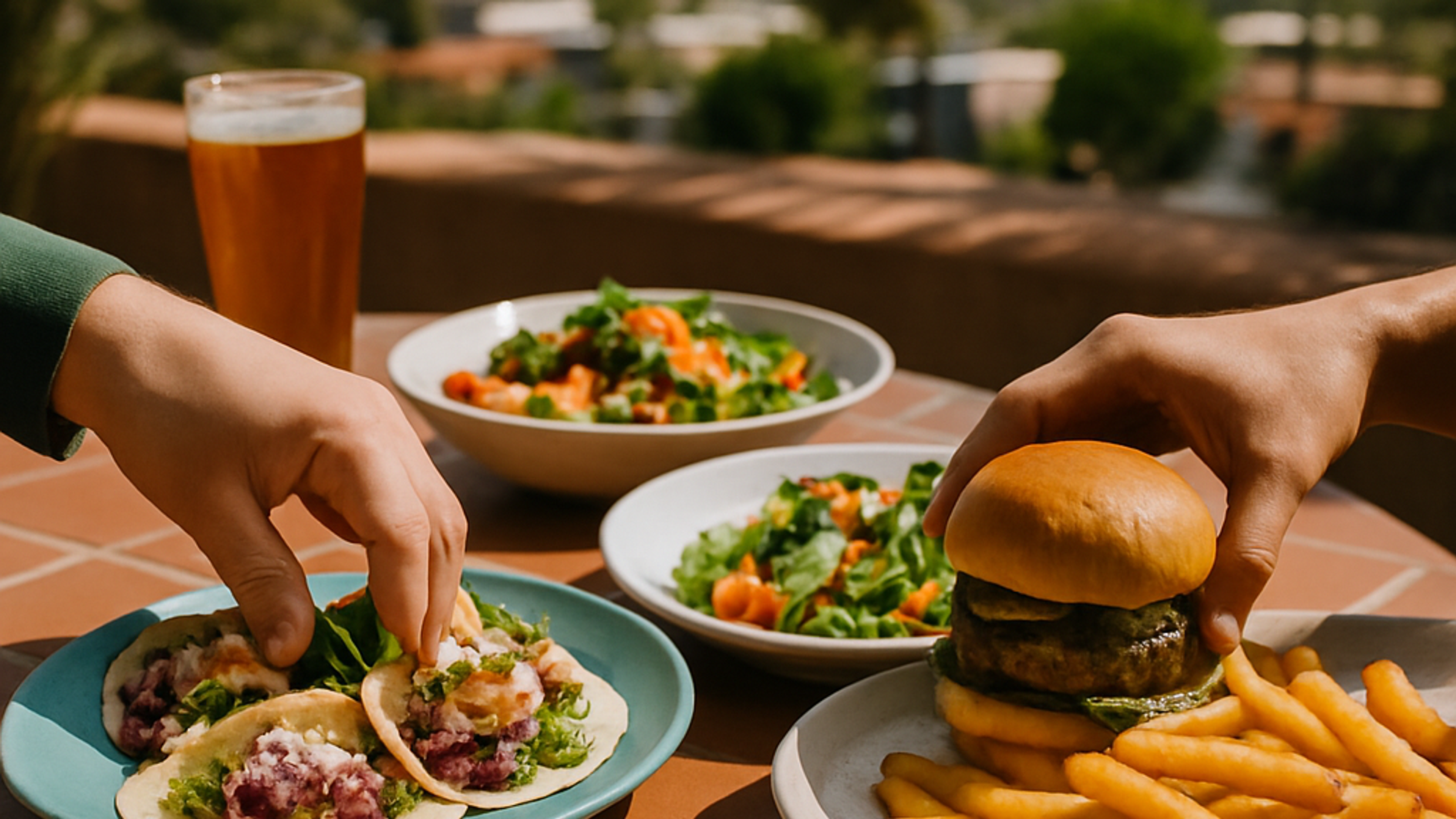AI-generated editorial image related to Phoenix food events