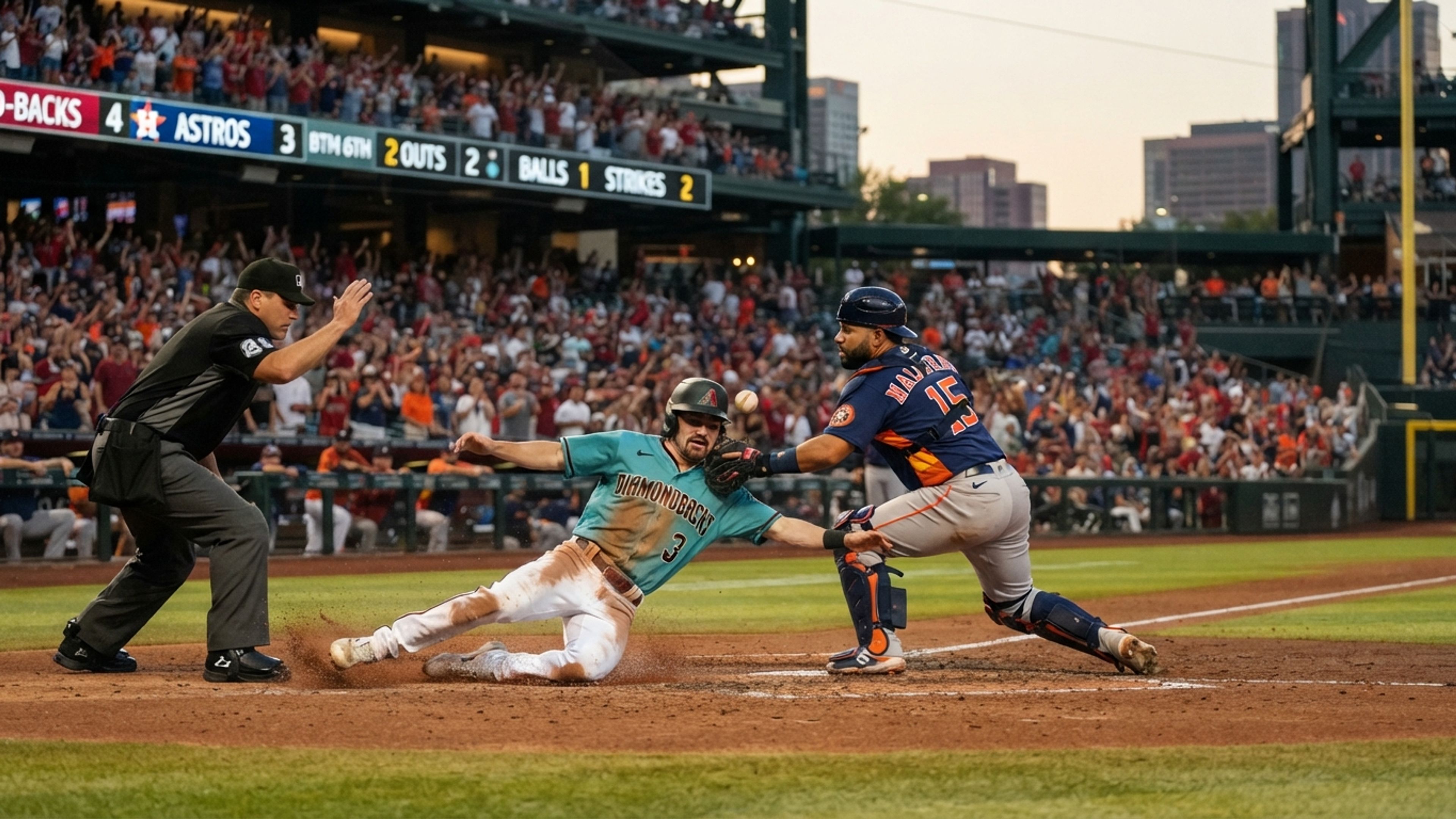 AI-generated editorial image related to Arizona Diamondbacks