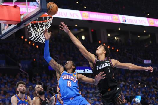 Suns stumble in playoff opener as Thunder roll to a 119-84 Game 1 win