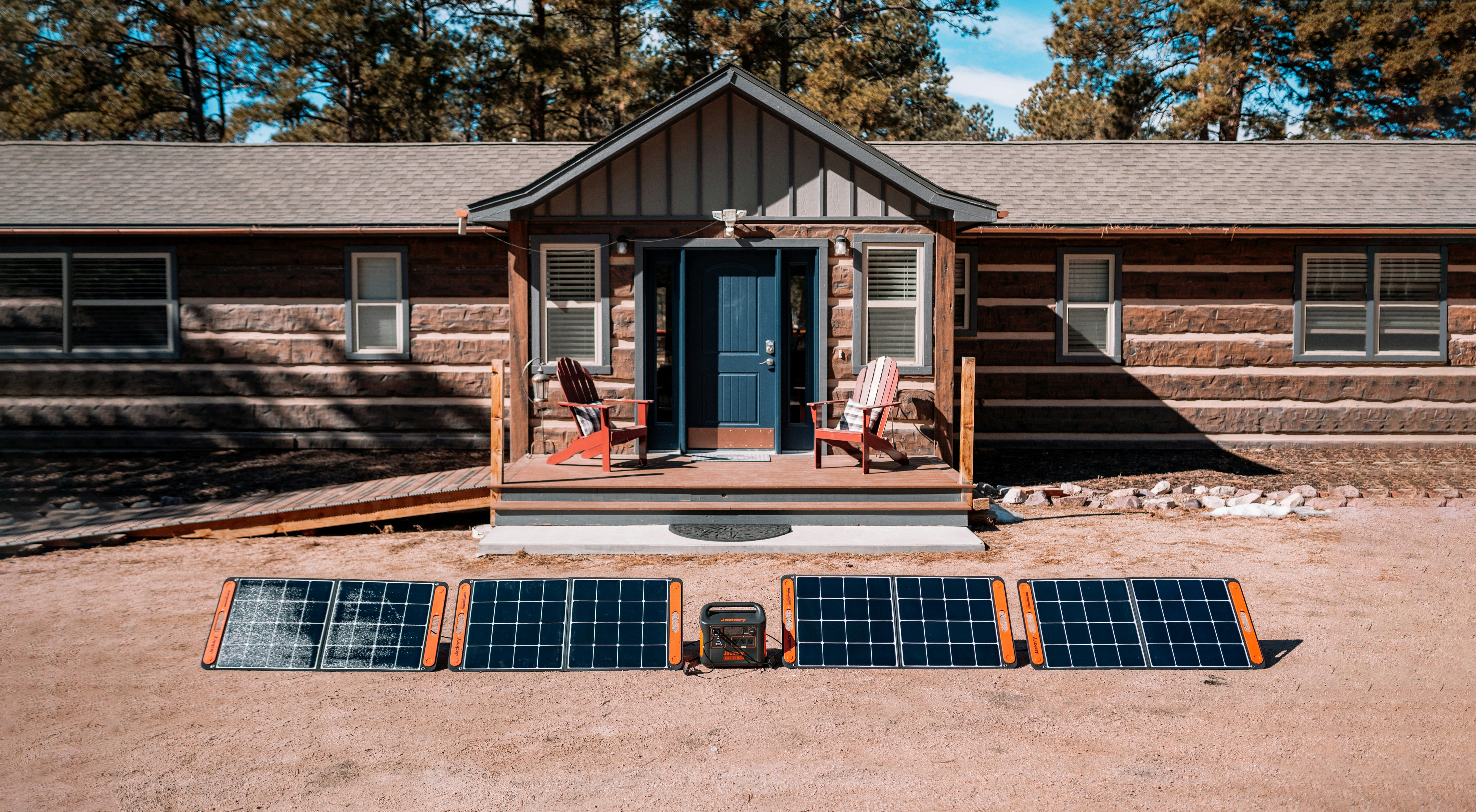 A house with a deck