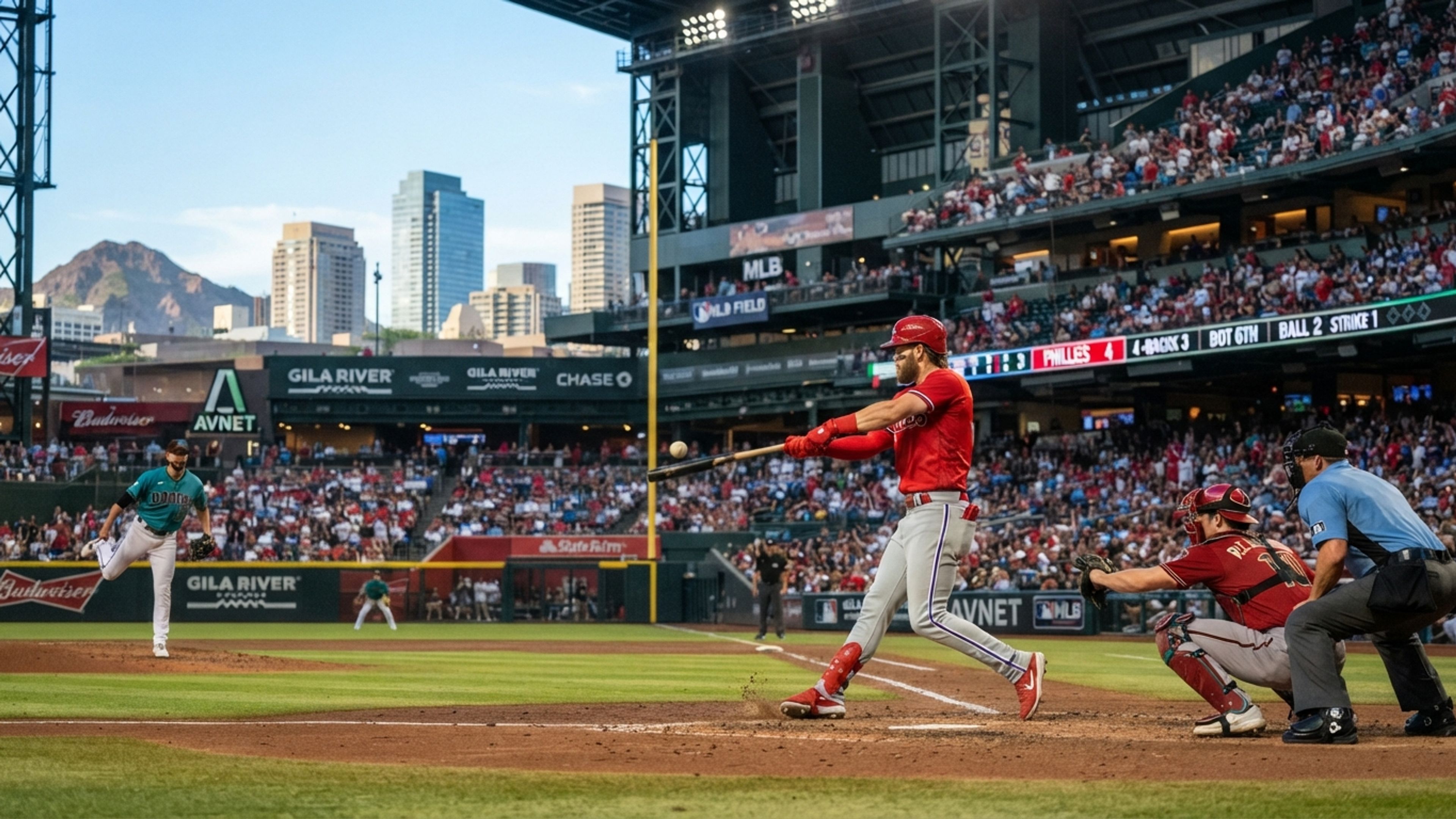 AI-generated editorial image related to MLB baseball