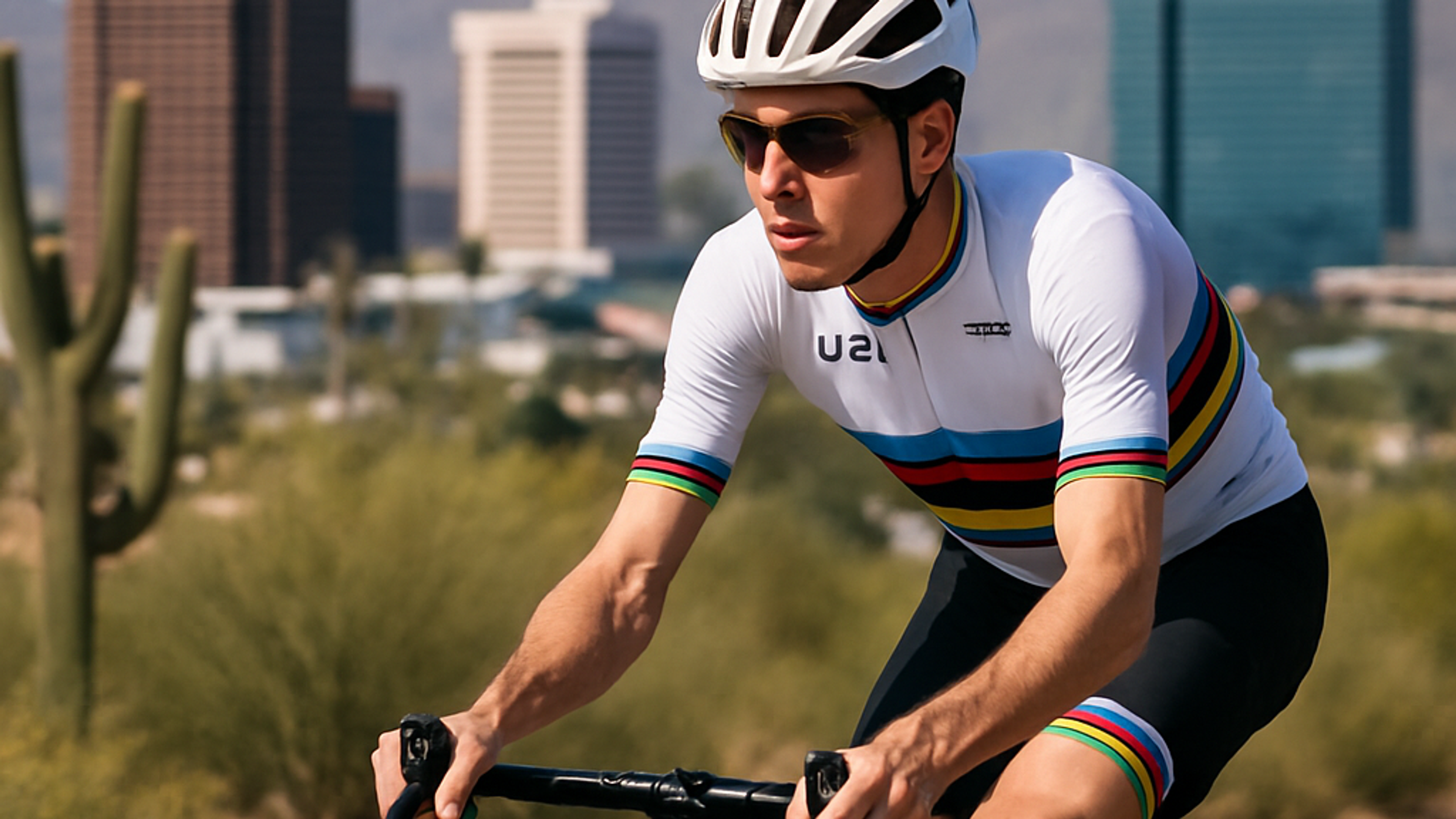 AI-generated editorial image related to cycling