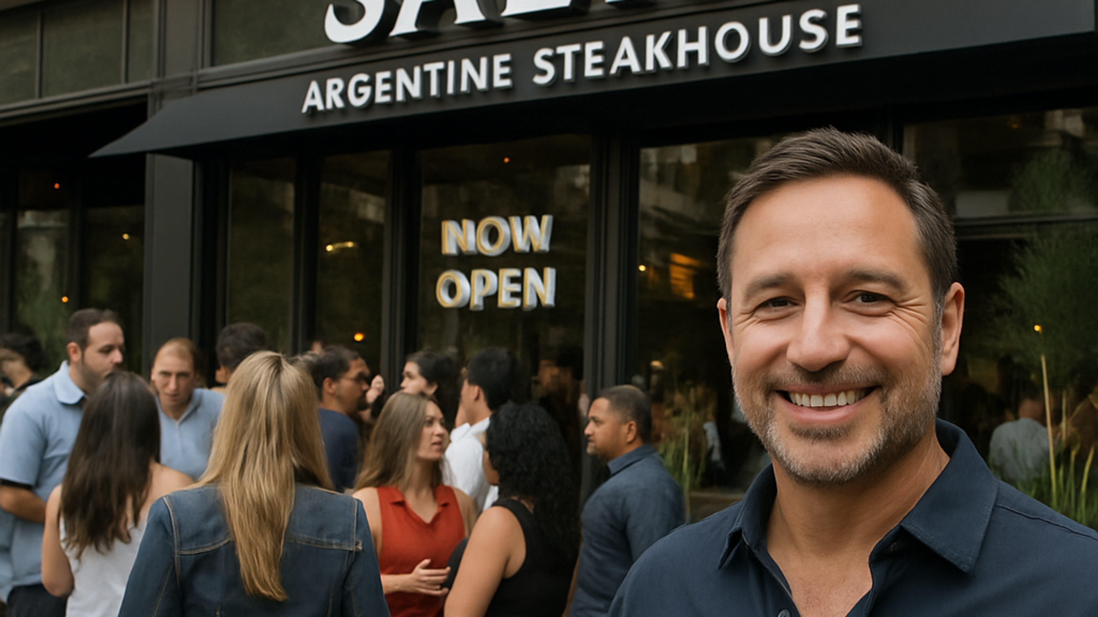 AI-generated editorial image related to restaurant opening