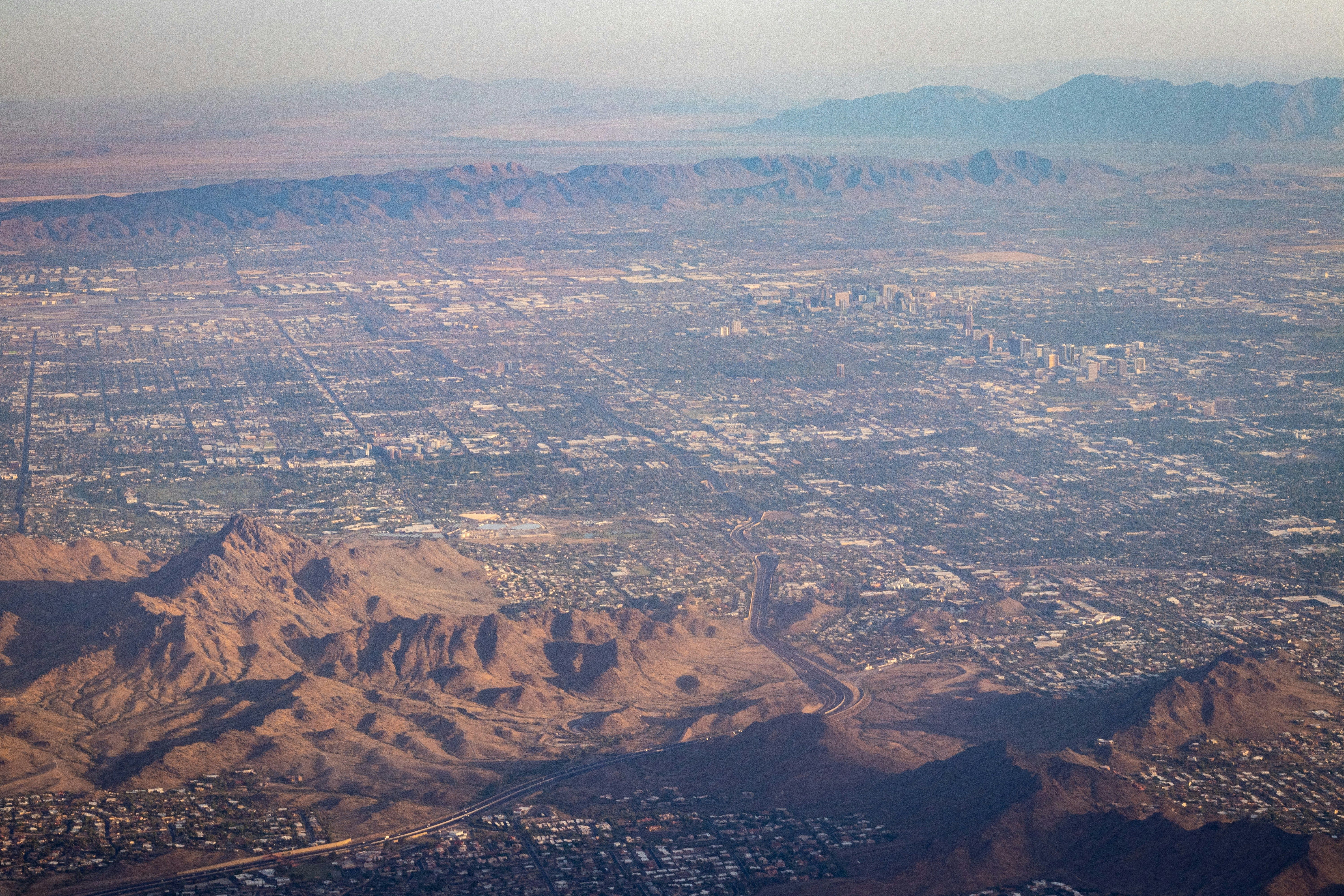Aerial view of city during daytime