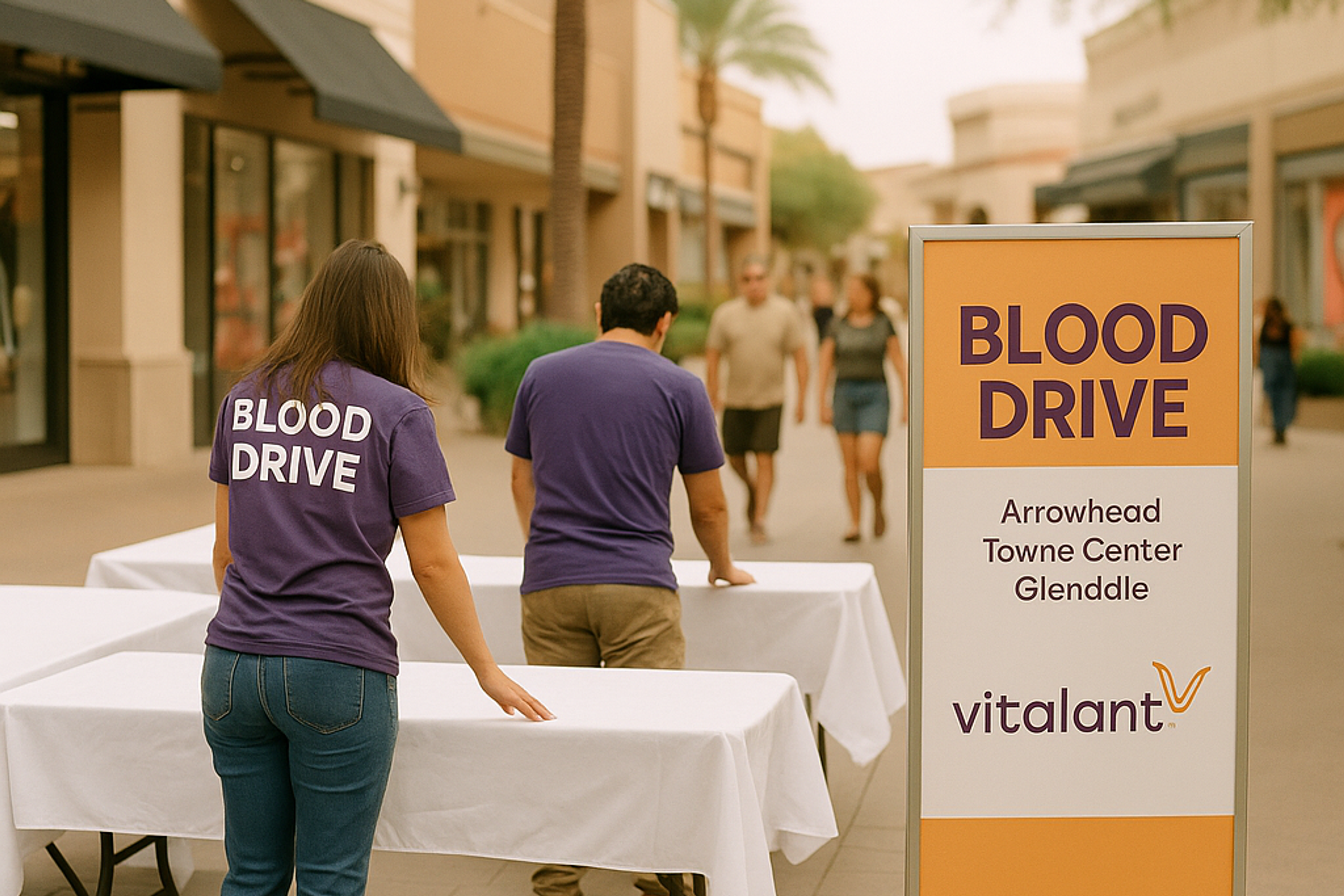 Arrowhead Towne Center teams up with Vitalant for a summer blood drive in Glendale