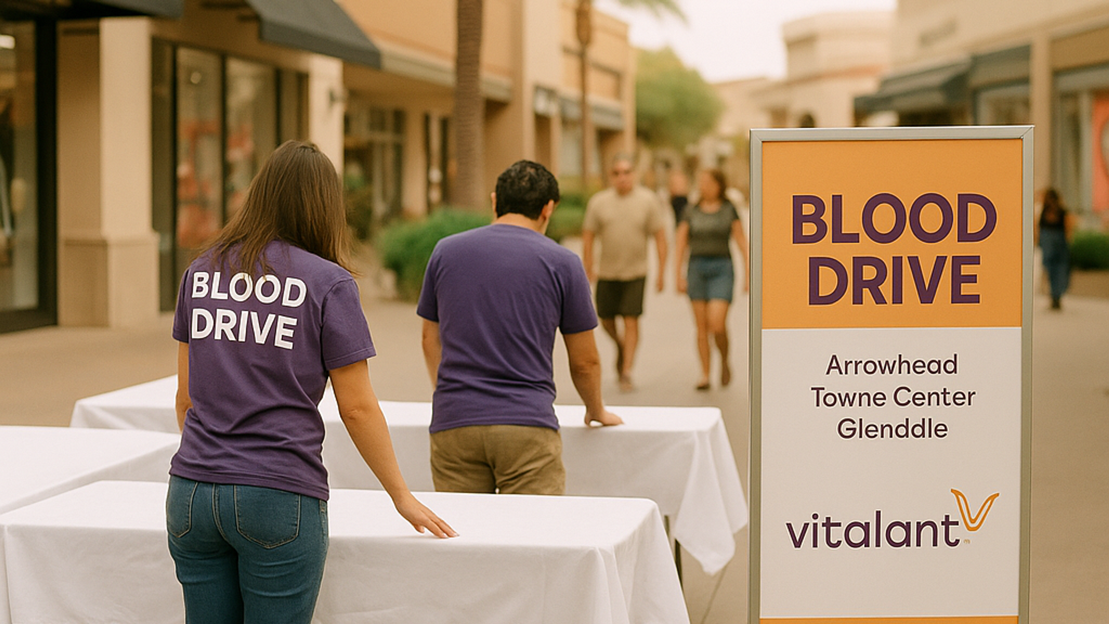 Arrowhead Towne Center teams up with Vitalant for a summer blood drive in Glendale
