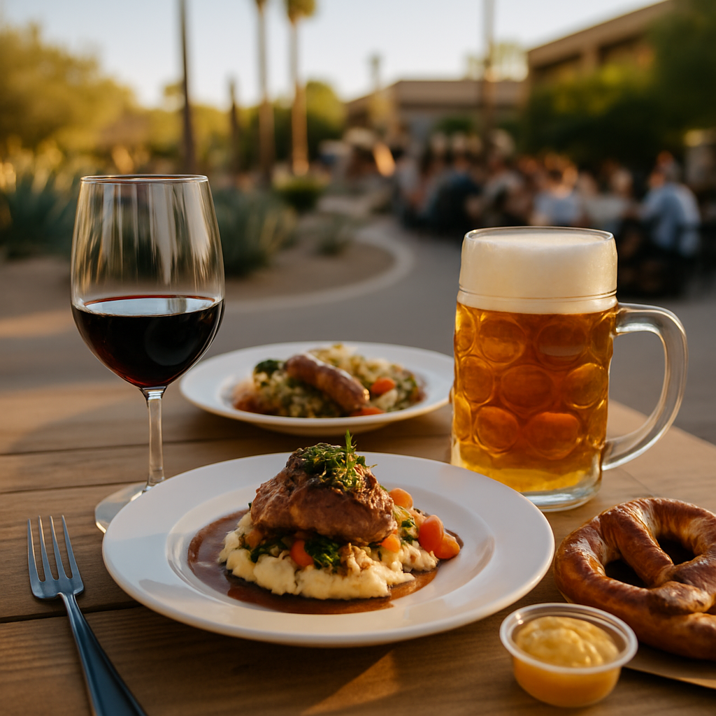 AI-generated editorial image related to food events