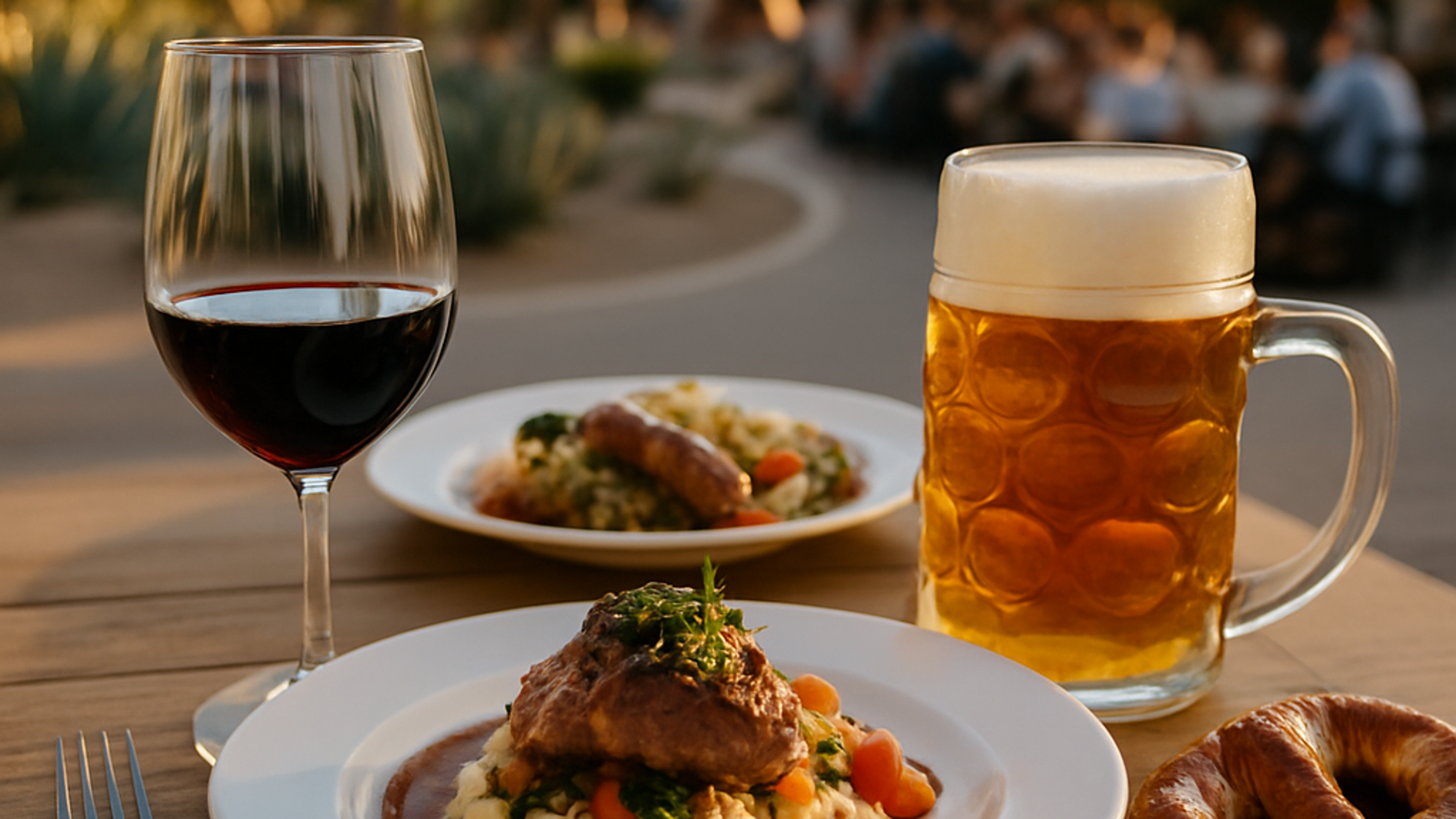 AI-generated editorial image related to food events