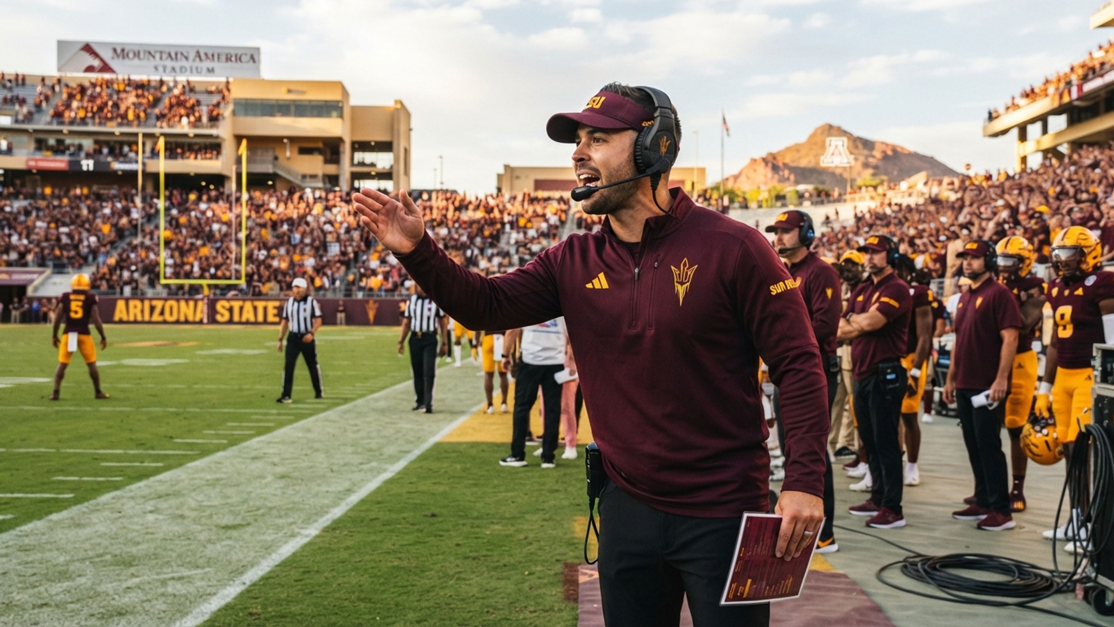 AI-generated editorial image related to Arizona State