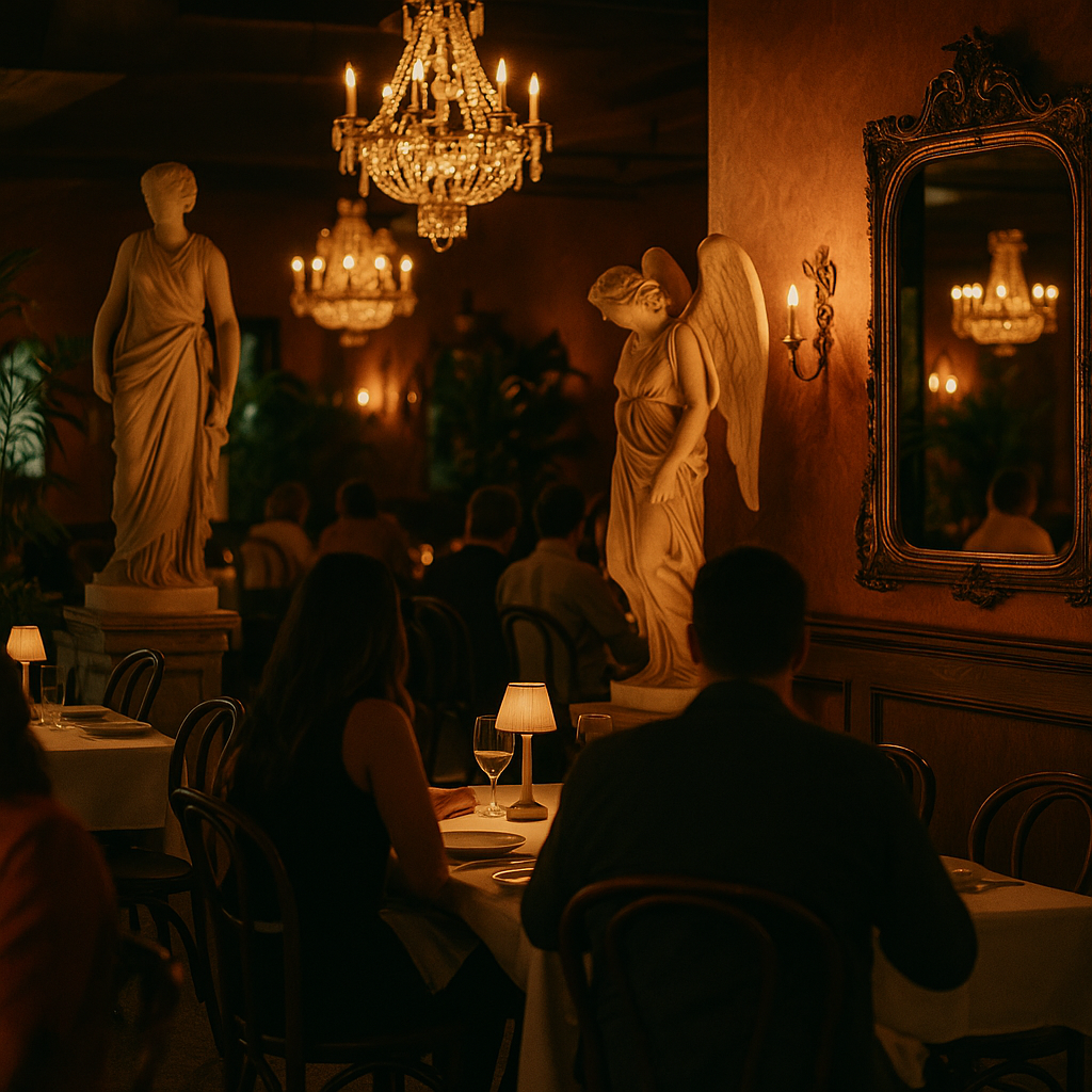 Statues and opulence abound at this new Valley restaurant. Take a peek
