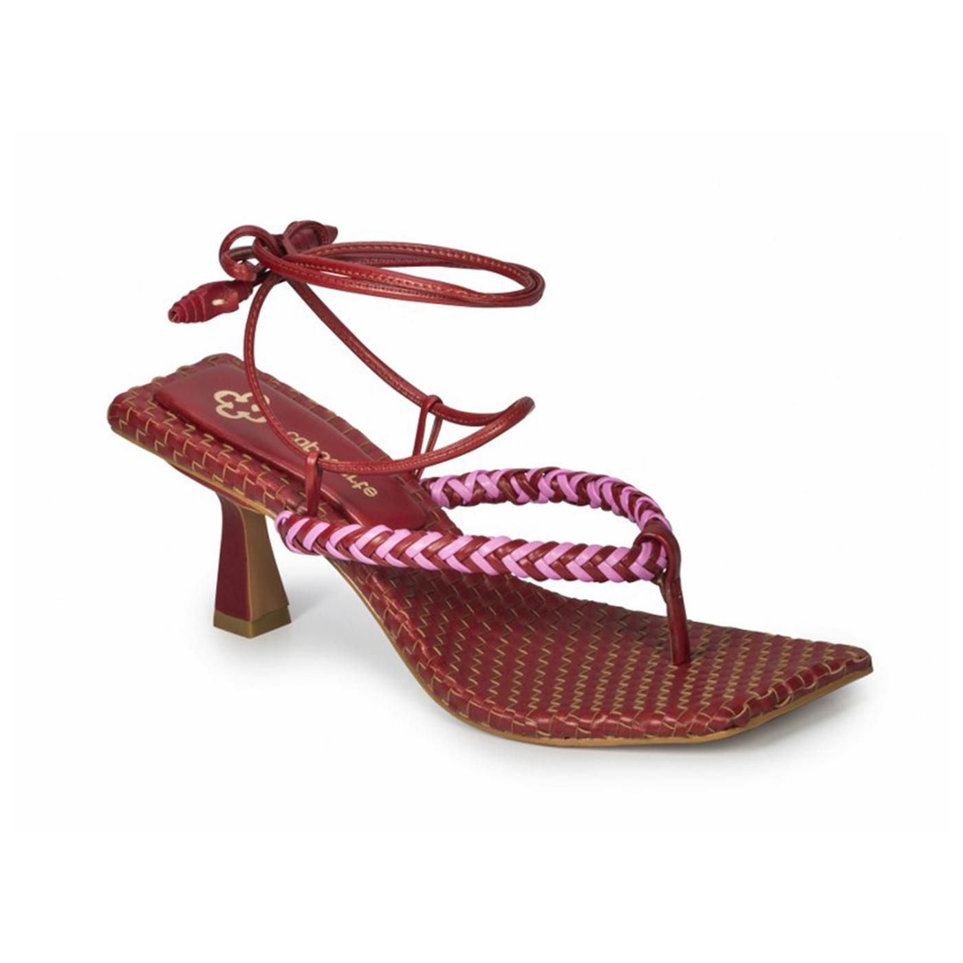 4017083-3 SANDALIA TACON merlot/rosa fiore/merlot/merlot/mer