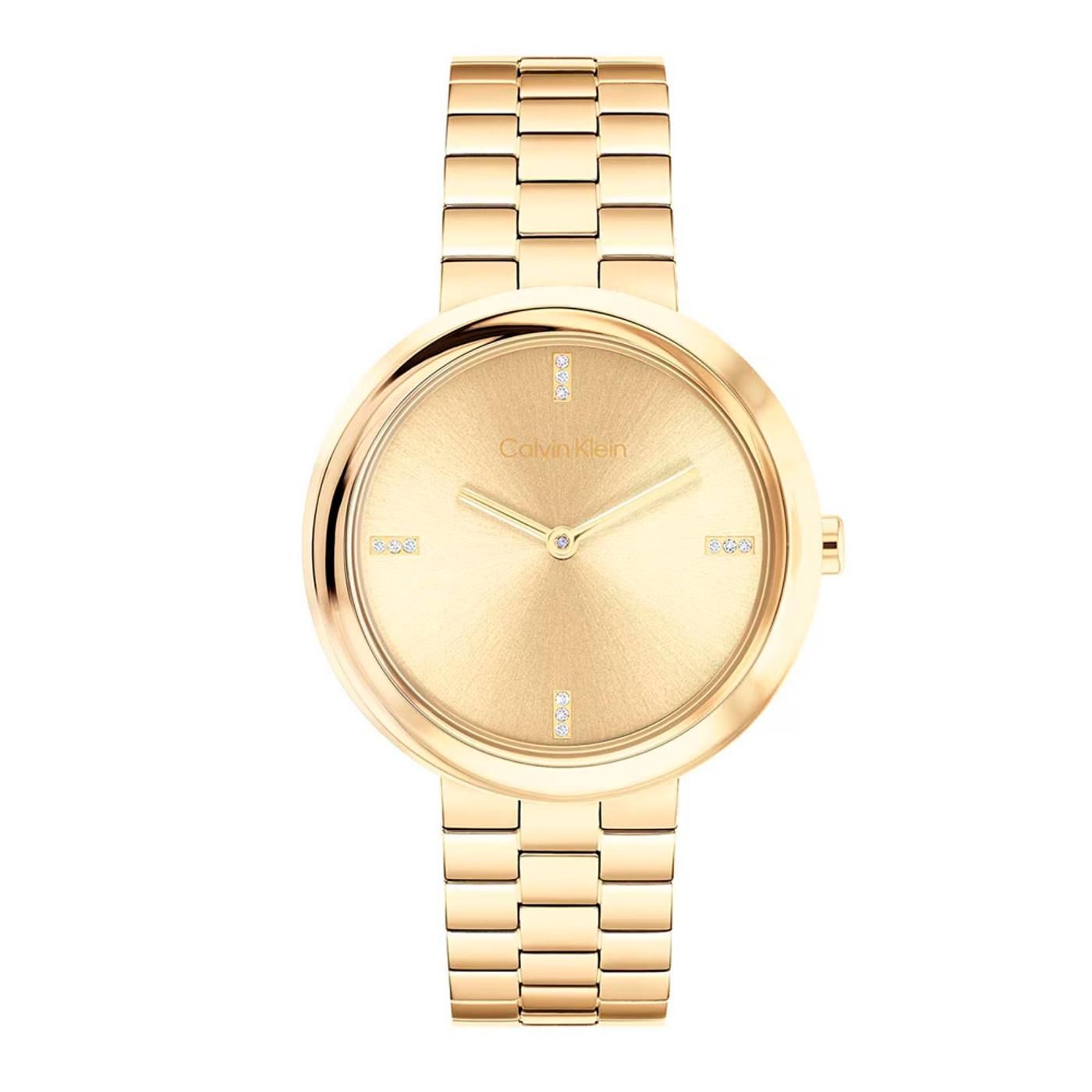RELOJ CALVIN KLEIN TWISTED BEZEL gold
