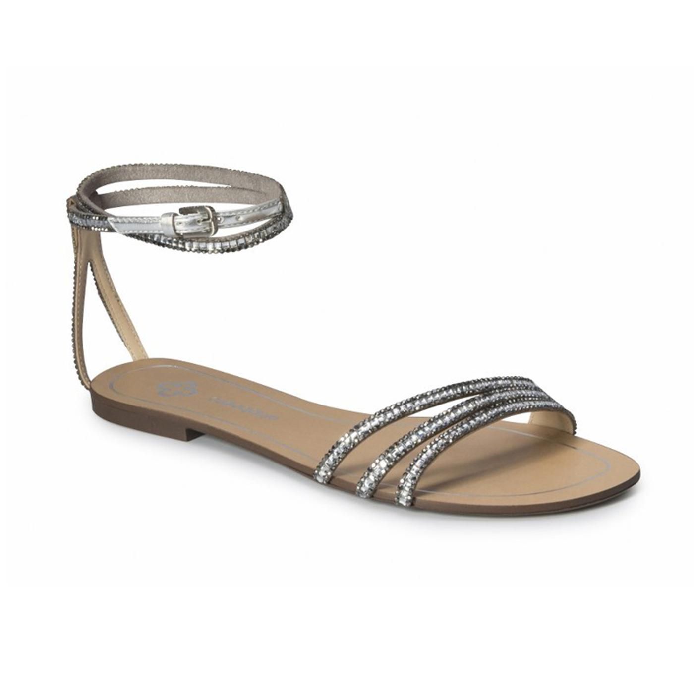 4017259-2 SANDALIA BAJA prata
